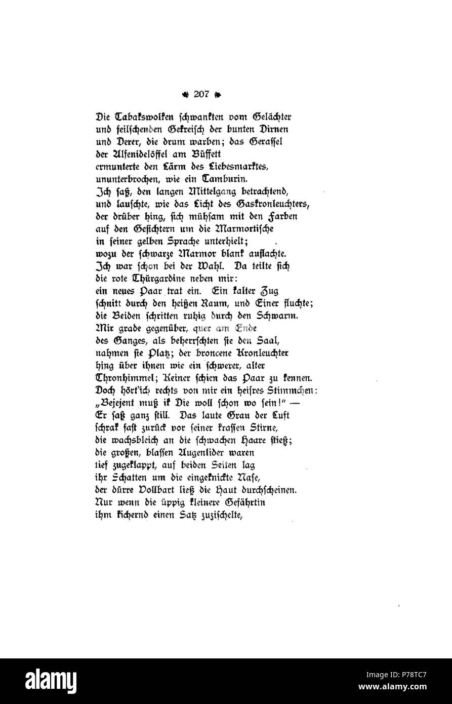. Aber die Liebe. Ein Ehemanns- und - Menschenbuch von Richard Dehmel. N/A 4 Aber die Liebe 207 Foto Stock