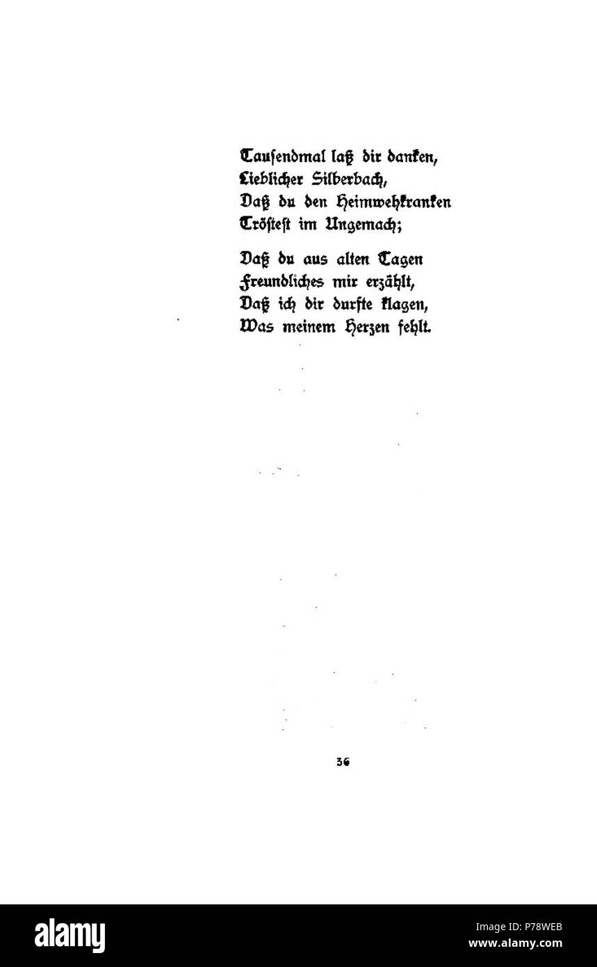 . Die Vier Jahreszeiten. Gedichte. N/A 16 Die Vier Jahreszeiten 036 Foto Stock