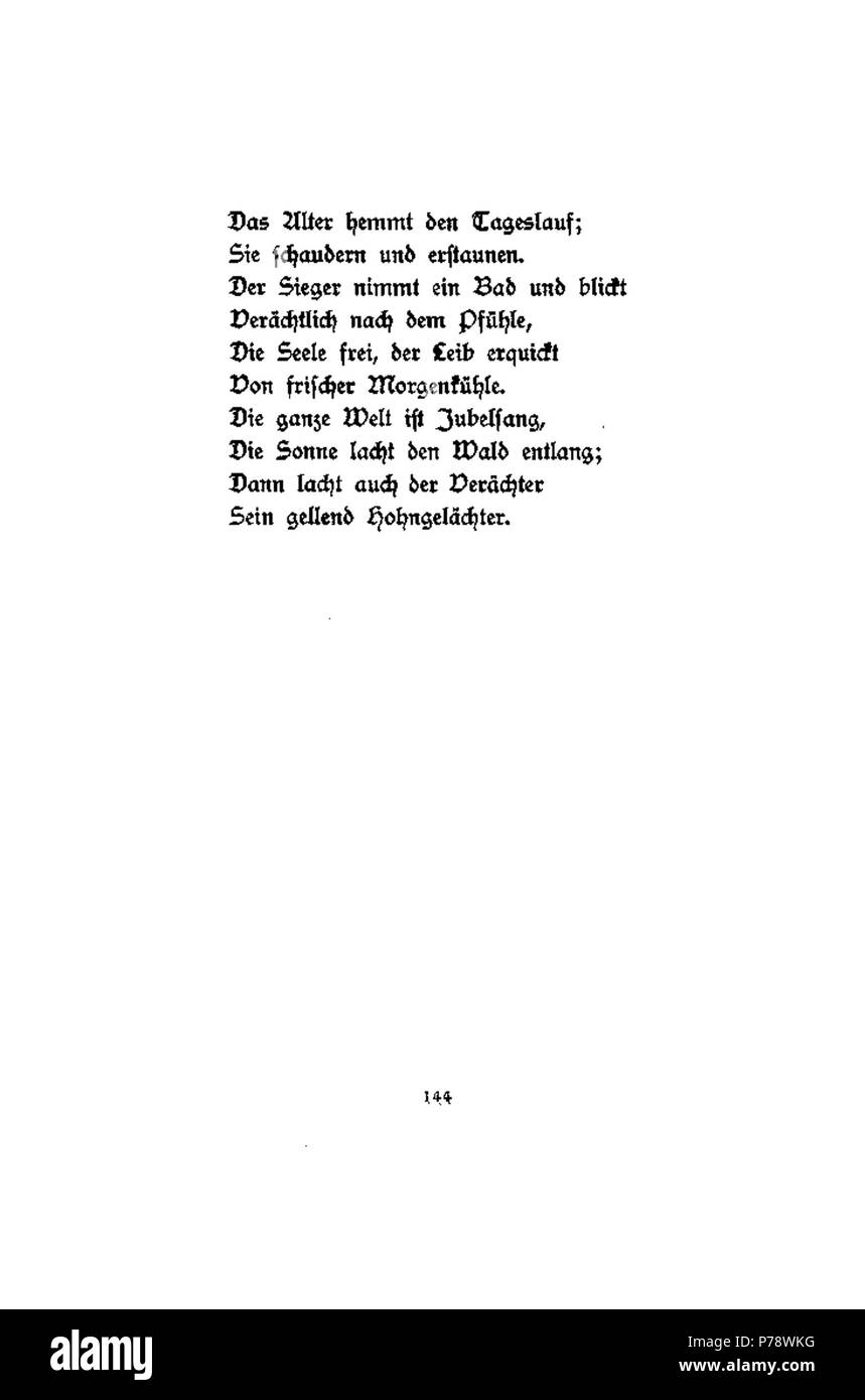 . Die Vier Jahreszeiten. Gedichte. N/A 16 Die Vier Jahreszeiten 144 Foto Stock