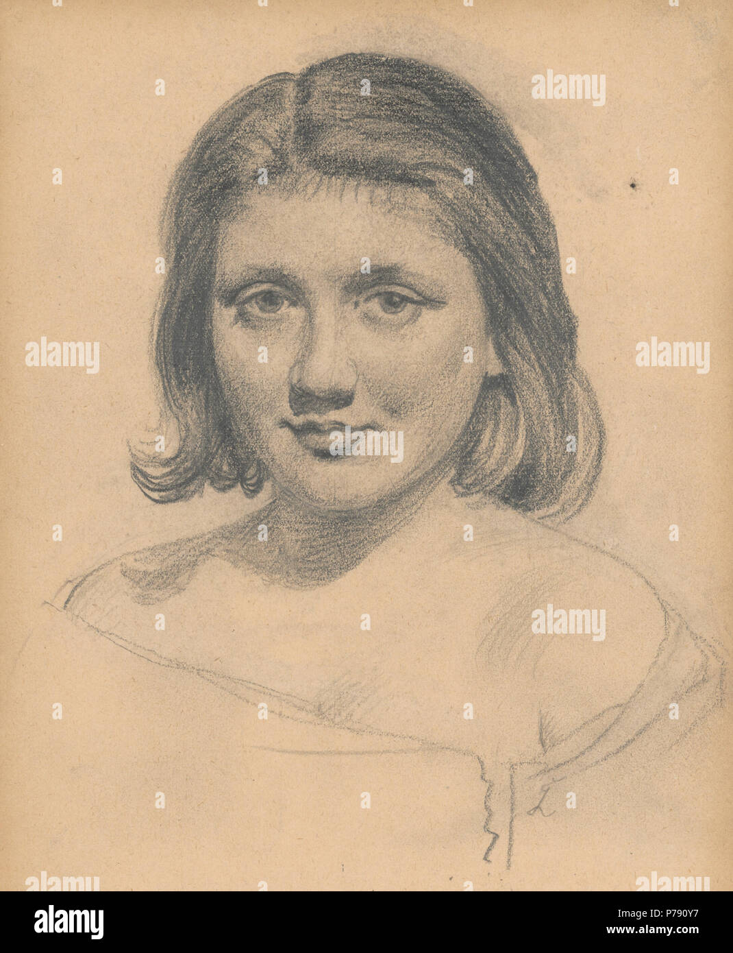 33 ivan Žabota - Ritratto di studio di un modello femminile Foto Stock