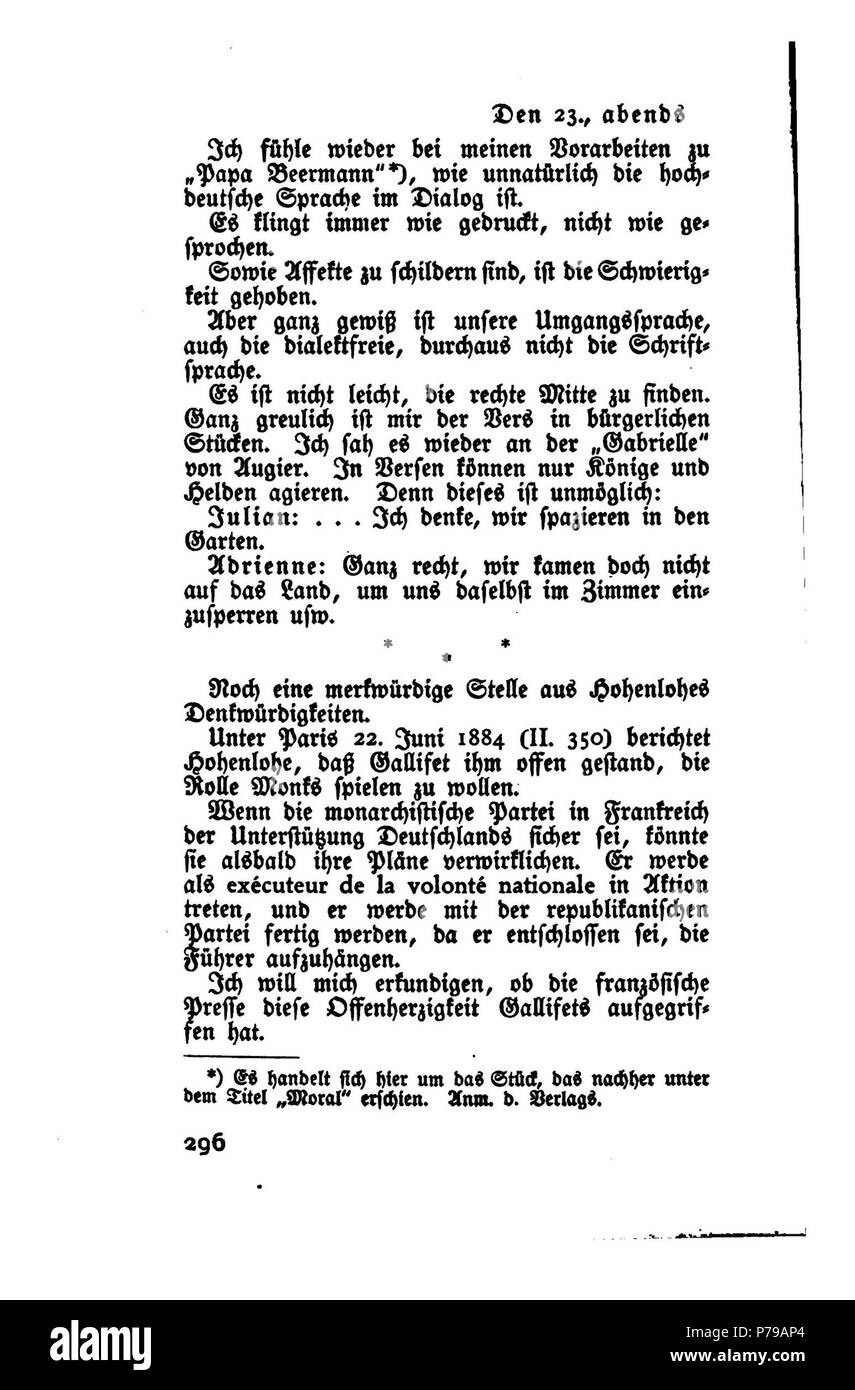 . : Gesammelte Werke N/A 24: Gesammelte Werke (Thoma) 1 296 Foto Stock