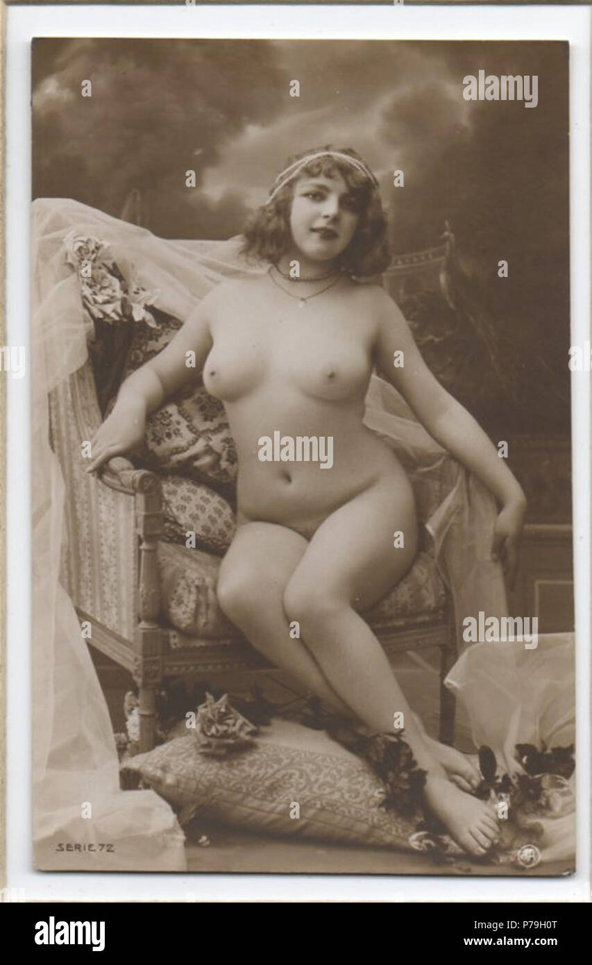 Inglese: cartolina francese di Fernande . tra il 1910 e il 1917 20 Fernande cartolina Foto Stock