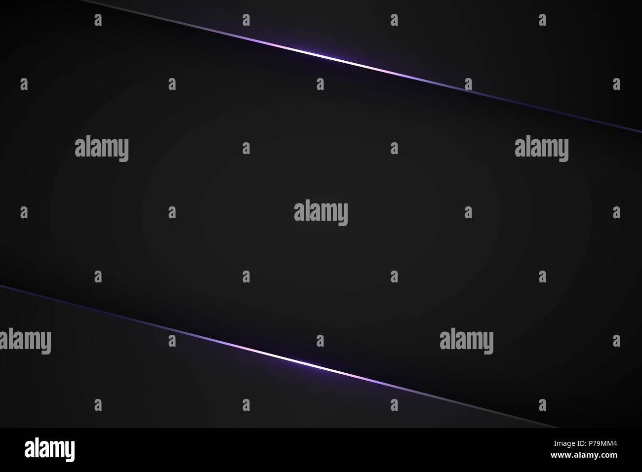 Nero moderno vettore sfondo. Abstract tech design Illustrazione Vettoriale