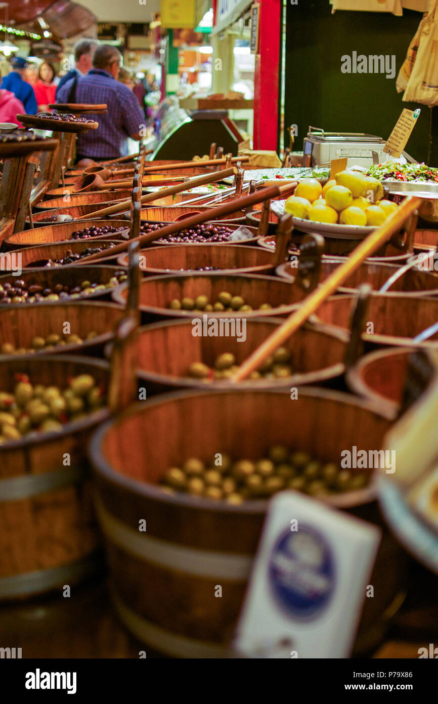 Il Grand Parade mercato inglese Foto Stock