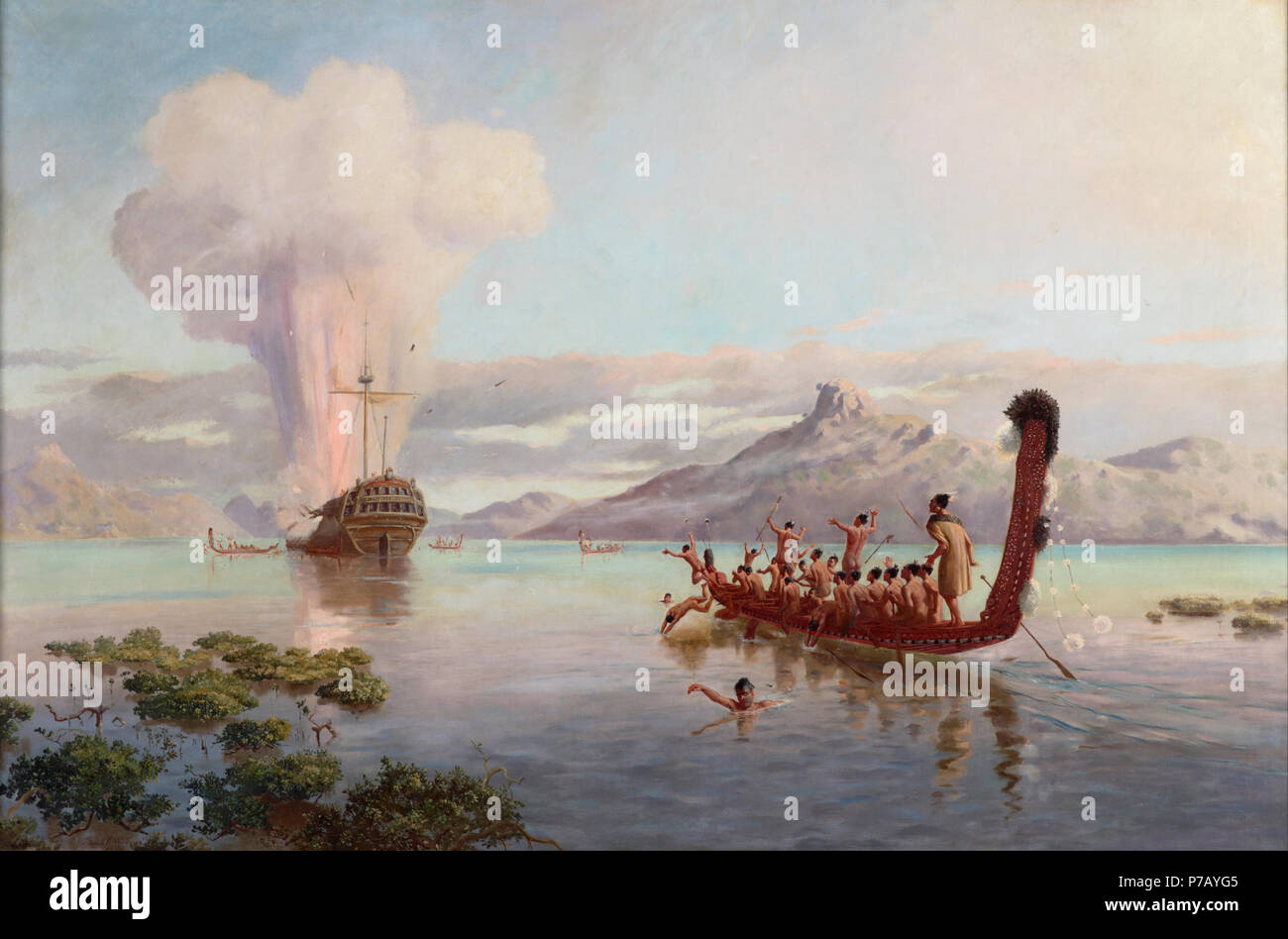 . Il soffiaggio della Boyd 1889 53 Louis John Steele - il soffiaggio della Boyd - Foto Stock