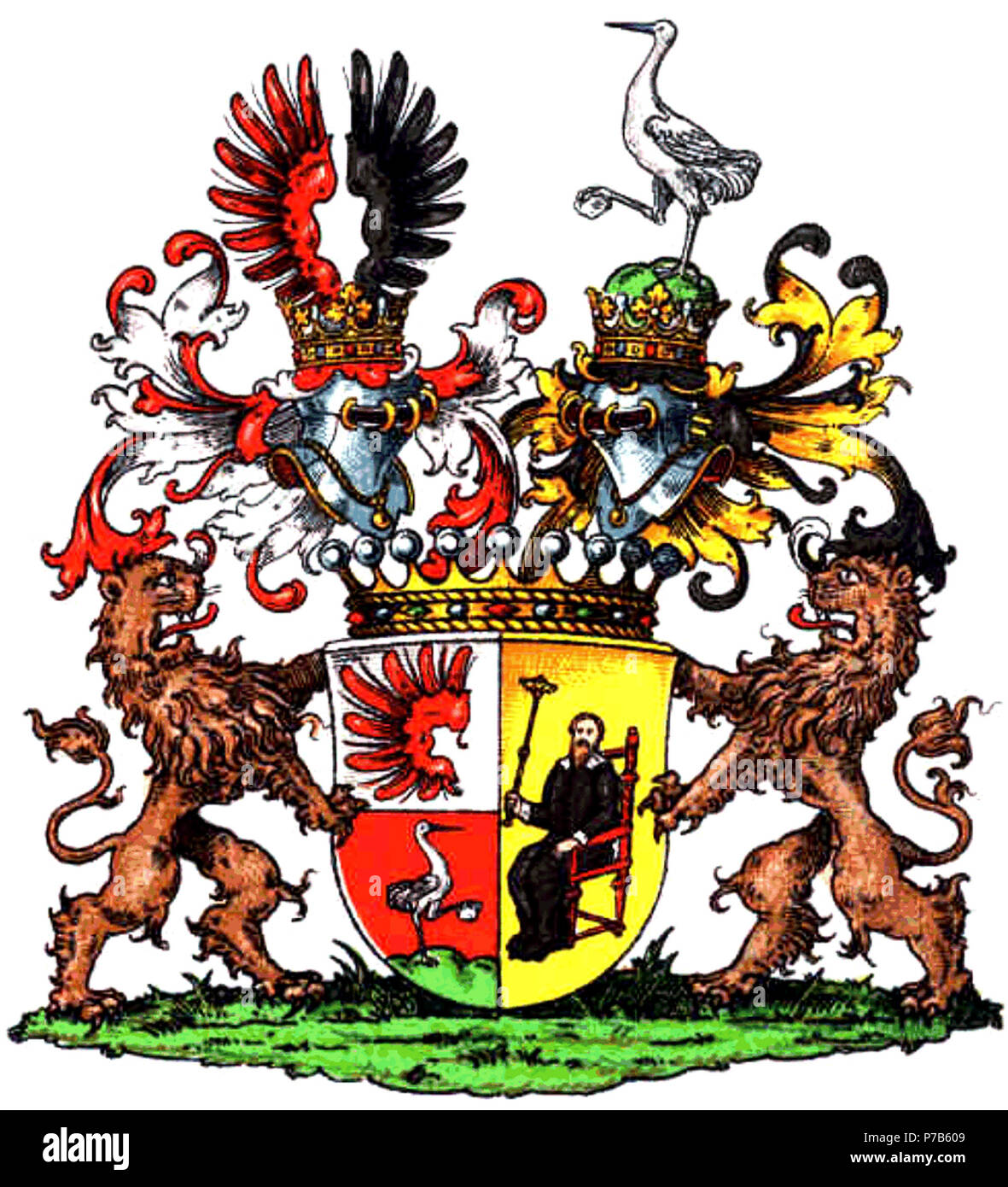 74 Richthofen-Wappen Foto Stock