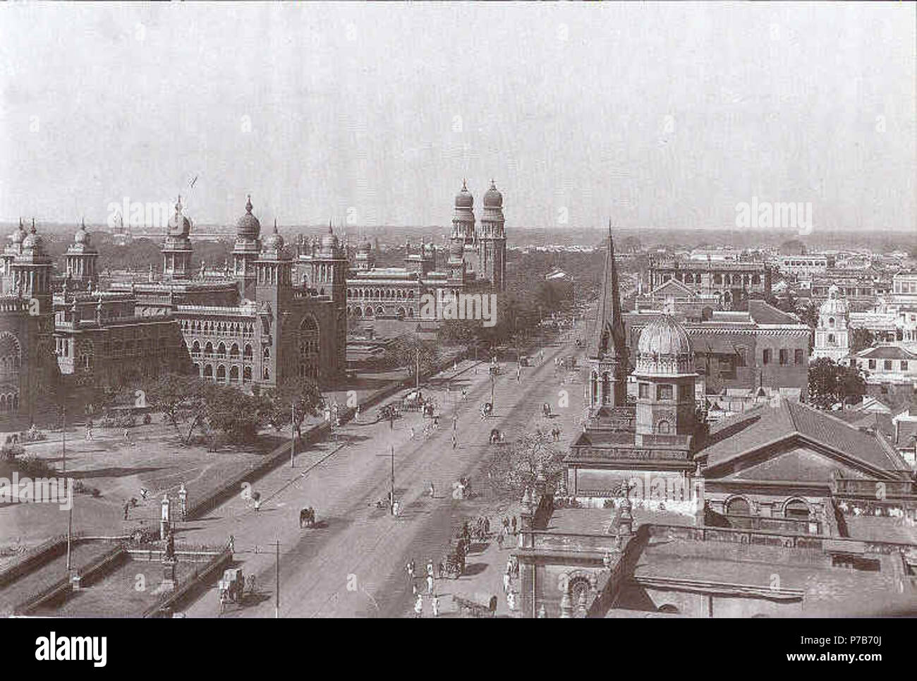 Inglese: Madras Alta Corte e la legge College . Non noto. Pic prese a 1899 78 Madras Alta Corte e la legge College Foto Stock