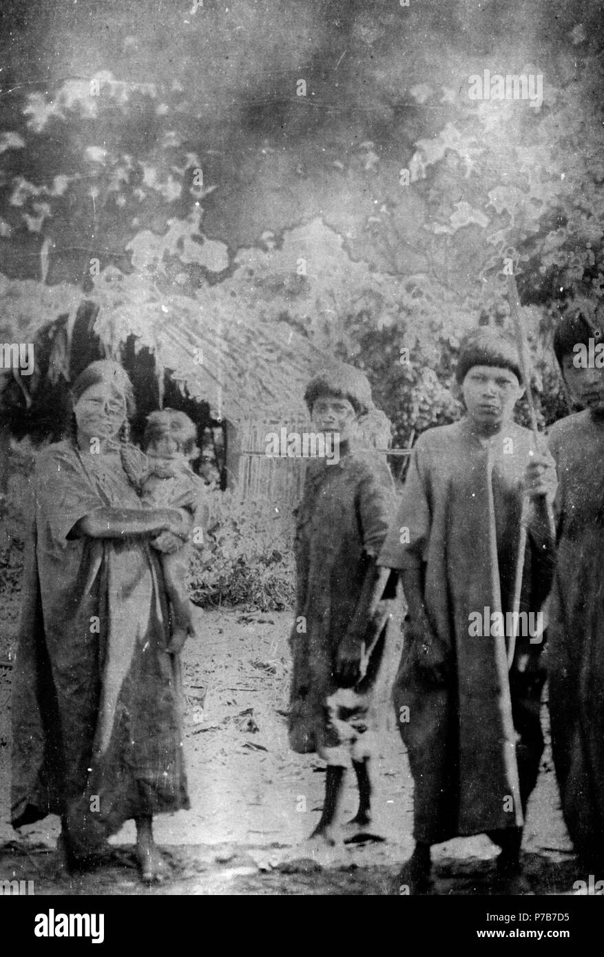 200 Rio Maniqui, nordöstra Bolivia. Indiantyper - SMVK - 005673 Foto Stock