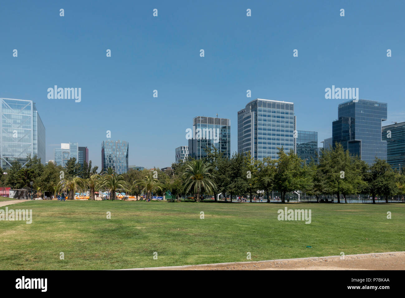 Parque Arauco nell'opulenta Las Condes quartiere di Santiago del Cile Foto Stock