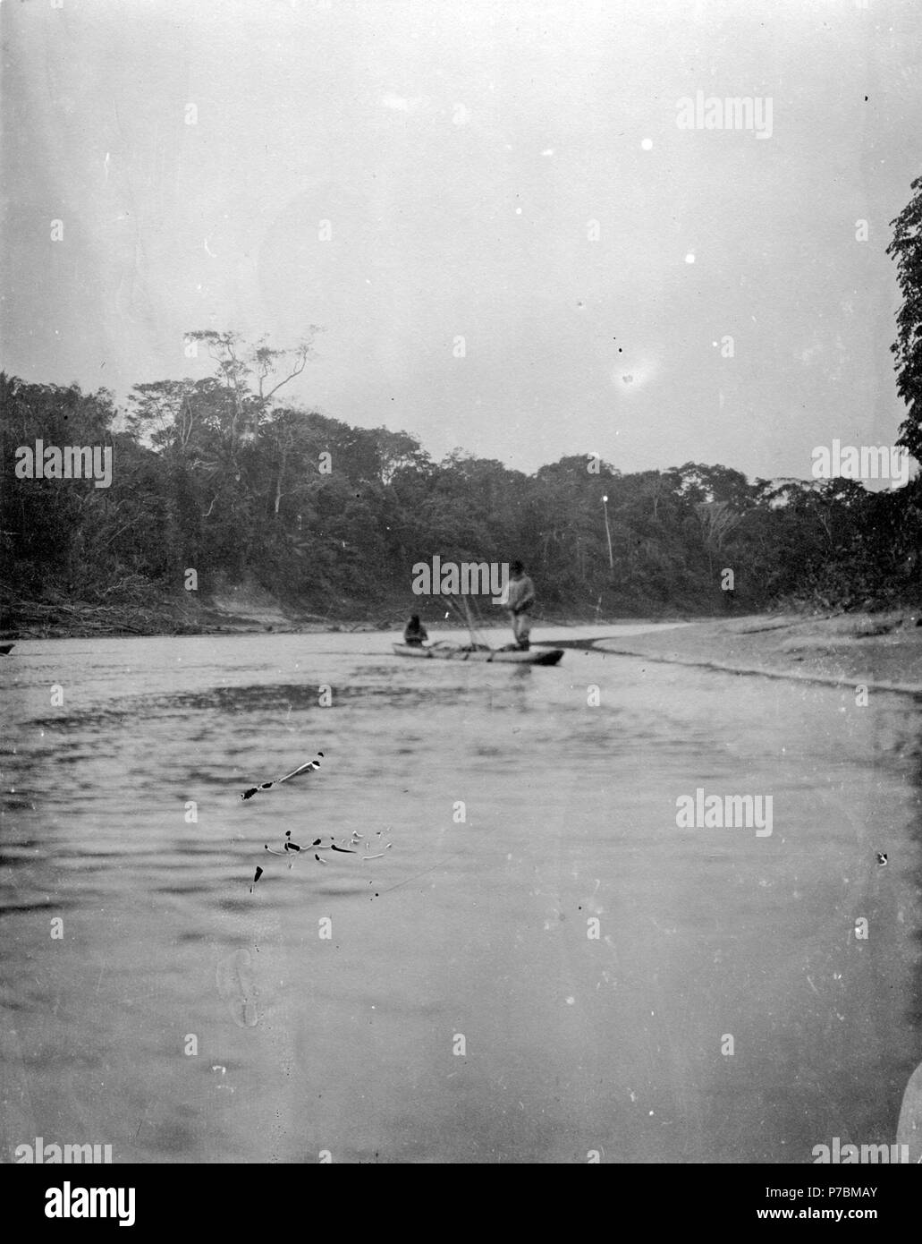 200 Rio Madidi, Bolivia. Flodscen. Chamakanot. Rio Madidi - SMVK - 005526 Foto Stock