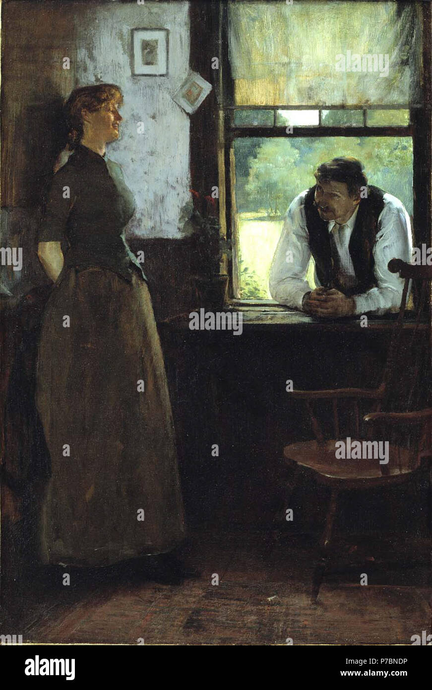 . Un giorno di giugno N/A 84 William Thomas Smedley - un giorno di giugno - 1909.7.62 - Smithsonian American Art Museum Foto Stock