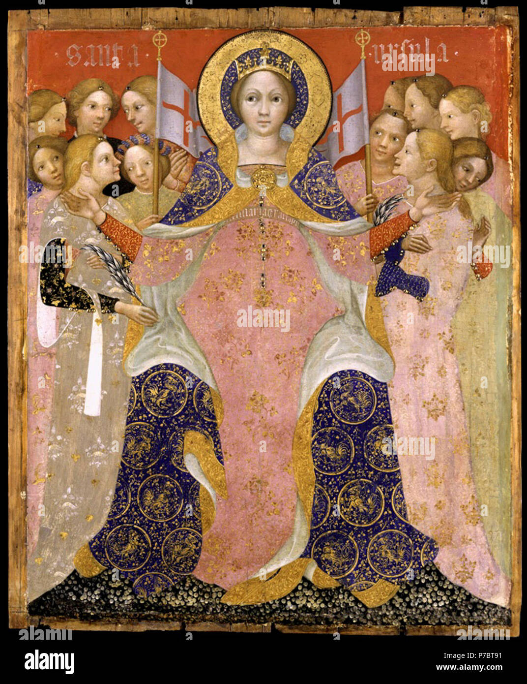 2 Nicolò di Pietro Sant'Orsola. c.1410, il Metropolitan Museum di New York. Foto Stock