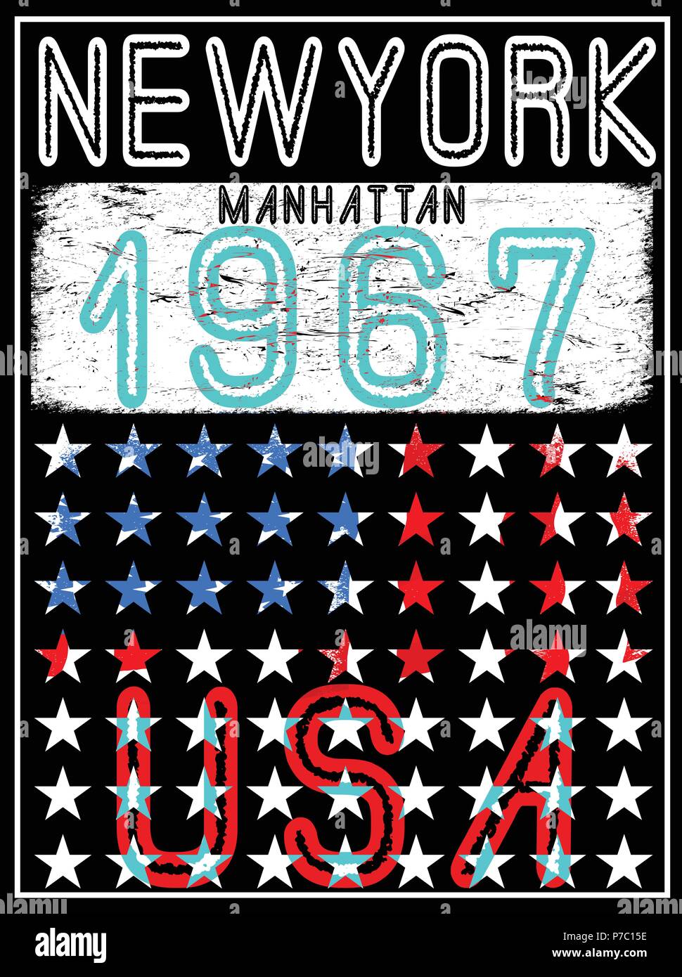 New York sport tipografia; t-shirt grafica; vettori Illustrazione Vettoriale