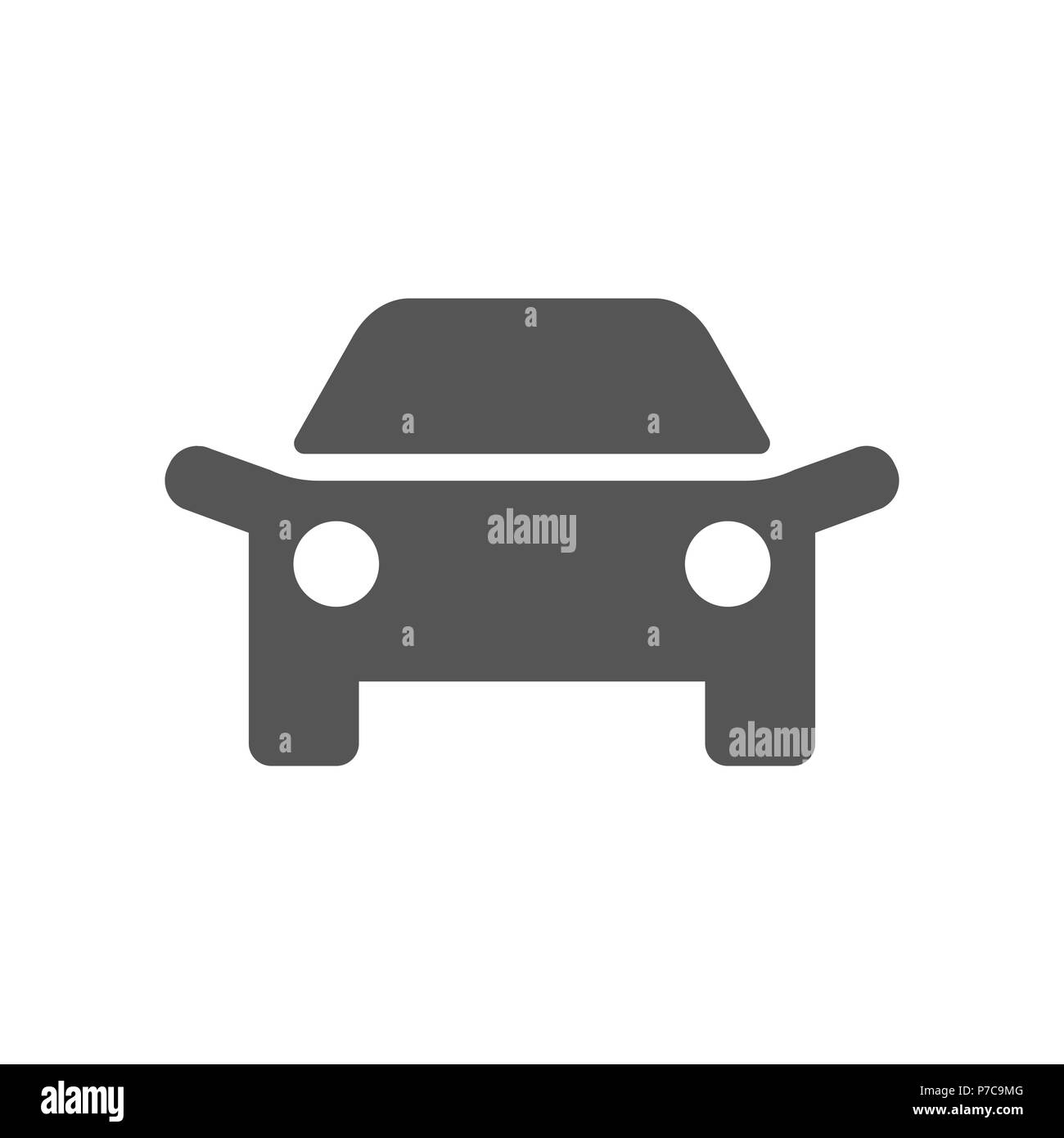 Car design logo icona veicolo silhouette su sfondo bianco. Illustrazione Vettoriale Illustrazione Vettoriale