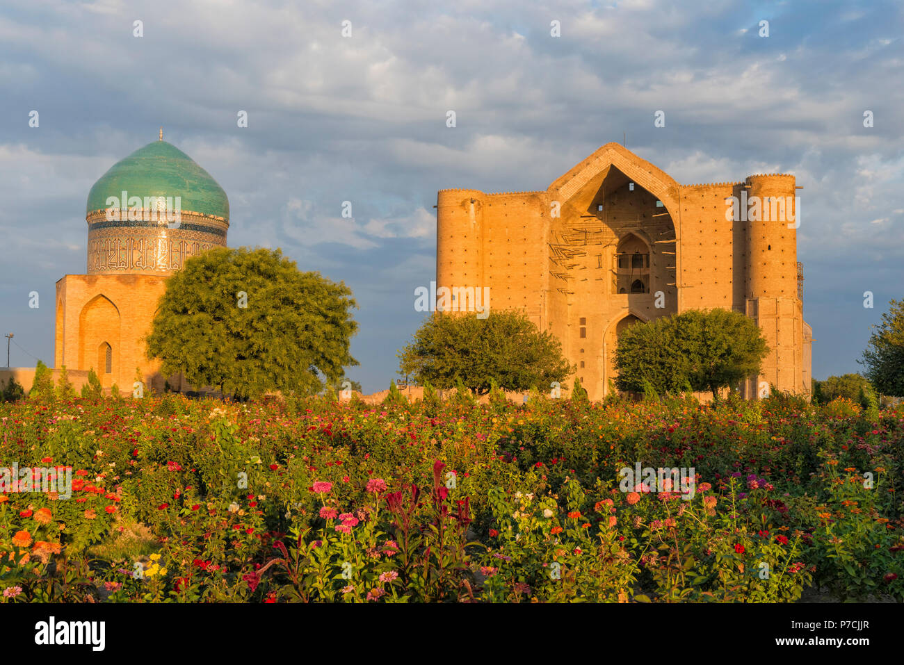 Khodja Ahmet Mausoleo Yasawi, Sito Patrimonio Mondiale dell'Unesco, Turkestan, regione sud, Kazakistan Foto Stock