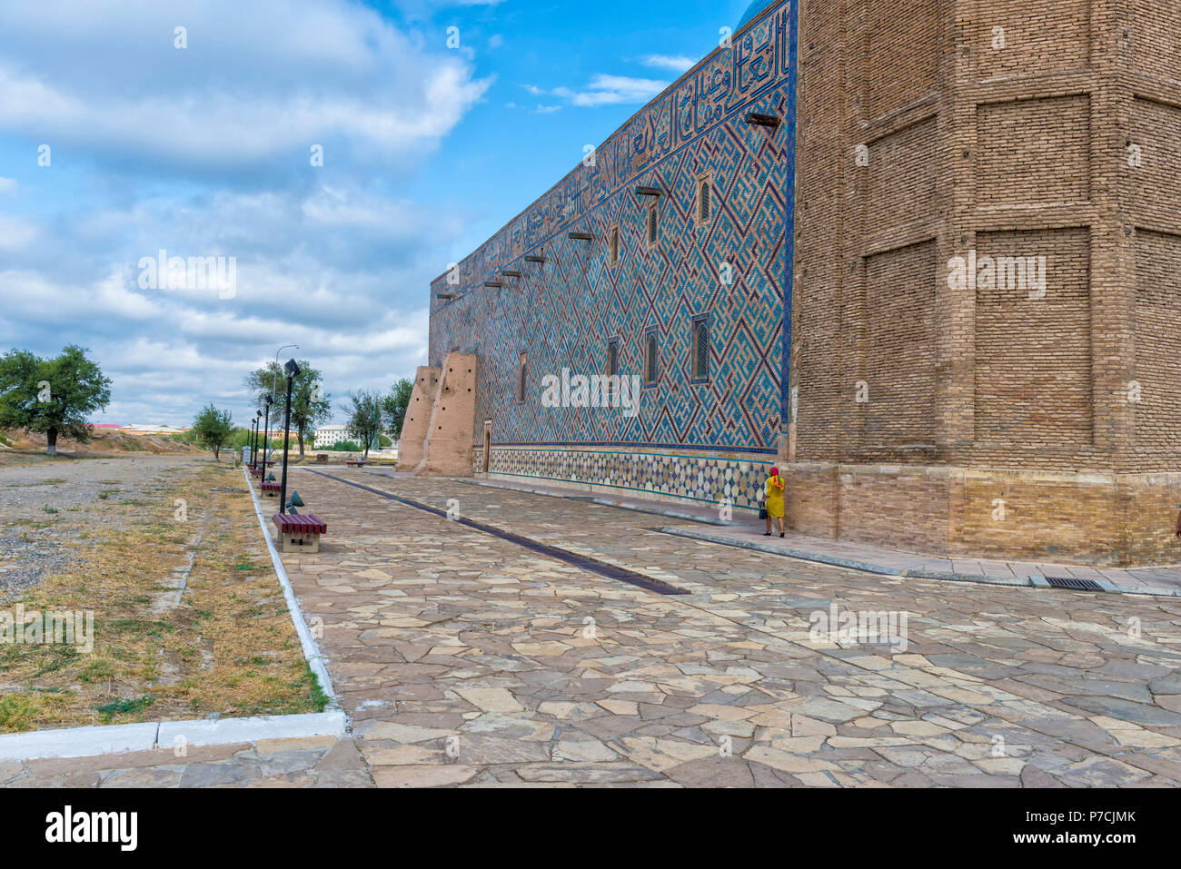 Khodja Ahmet Mausoleo Yasawi, Sito Patrimonio Mondiale dell'Unesco, Turkestan, regione sud, Kazakistan Foto Stock