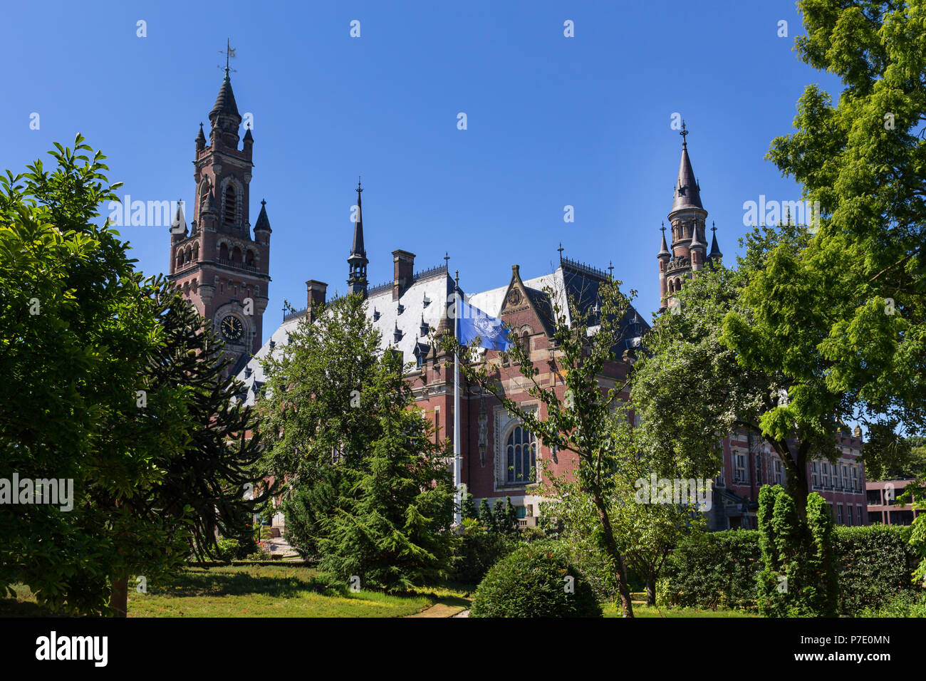 Corte internazionale di giustizia libertà palace l'Aia Paesi Bassi Foto Stock