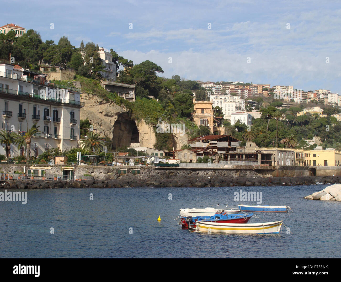 Napoli, vista del Marechiaro Foto Stock