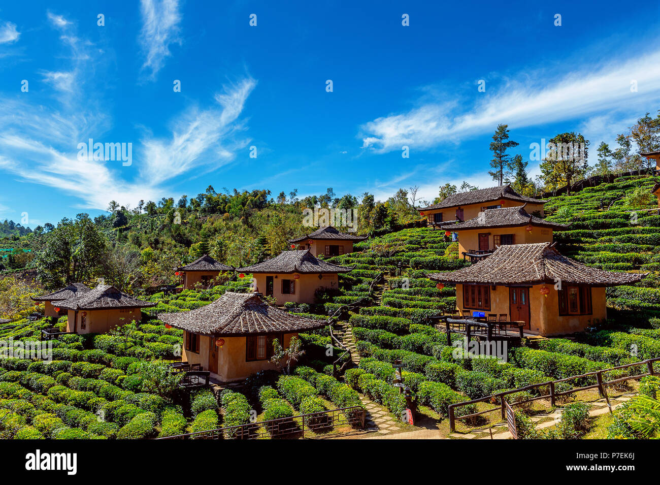 Divieto rak Thai a Mae Hong Son,della Thailandia. Foto Stock