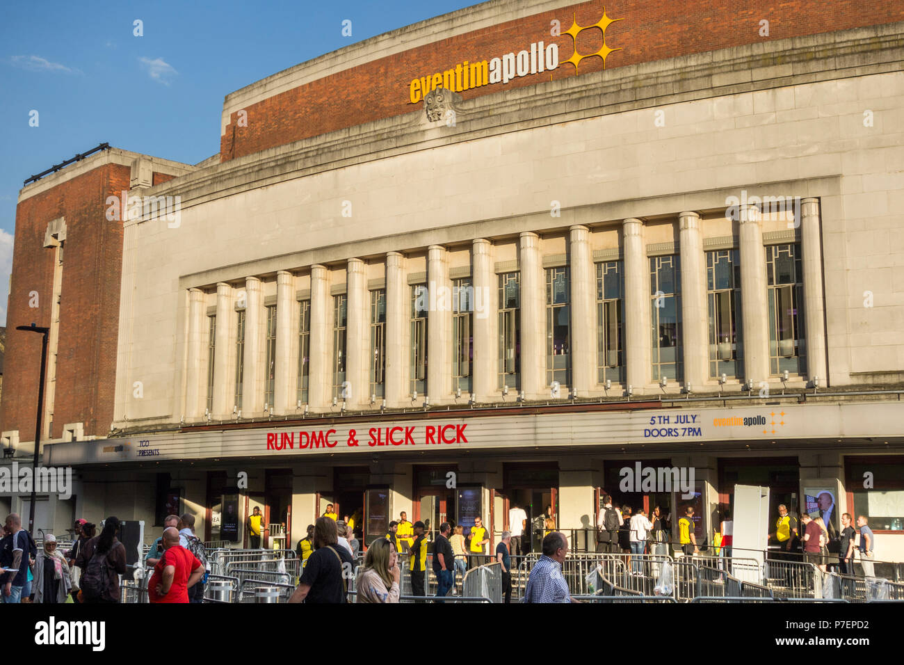 Hip-Hop leggende Run DMC a Eventim Apollo Hammersmith, London, Regno Unito Foto Stock