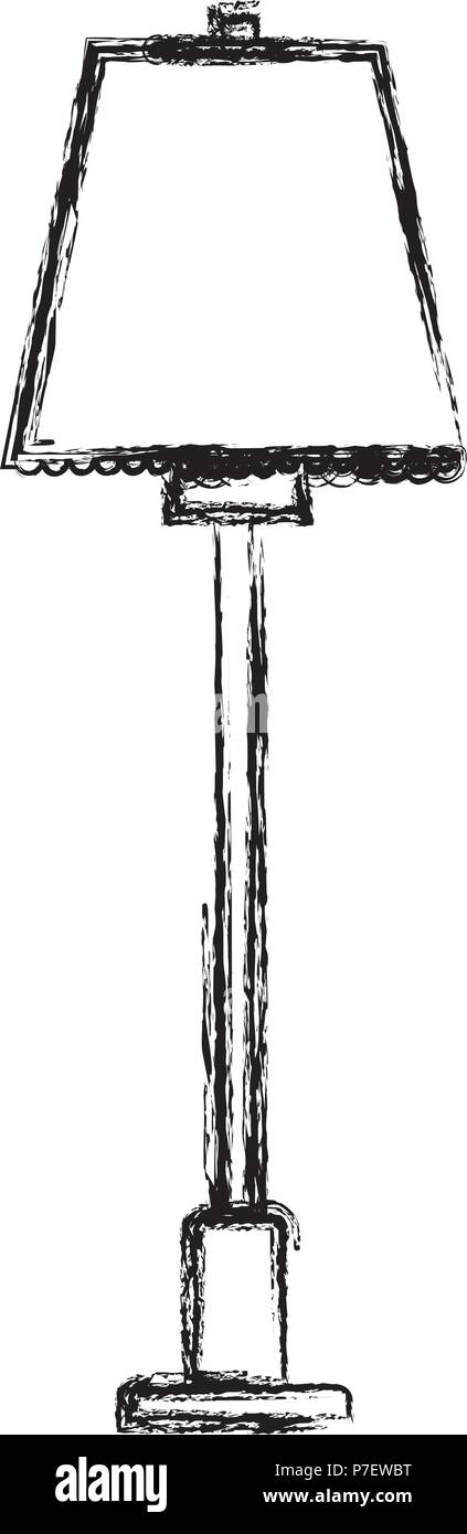 Casa lampada icona isolato Illustrazione Vettoriale