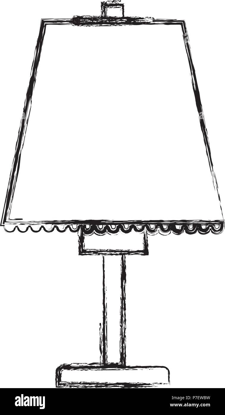 Casa lampada icona isolato Illustrazione Vettoriale