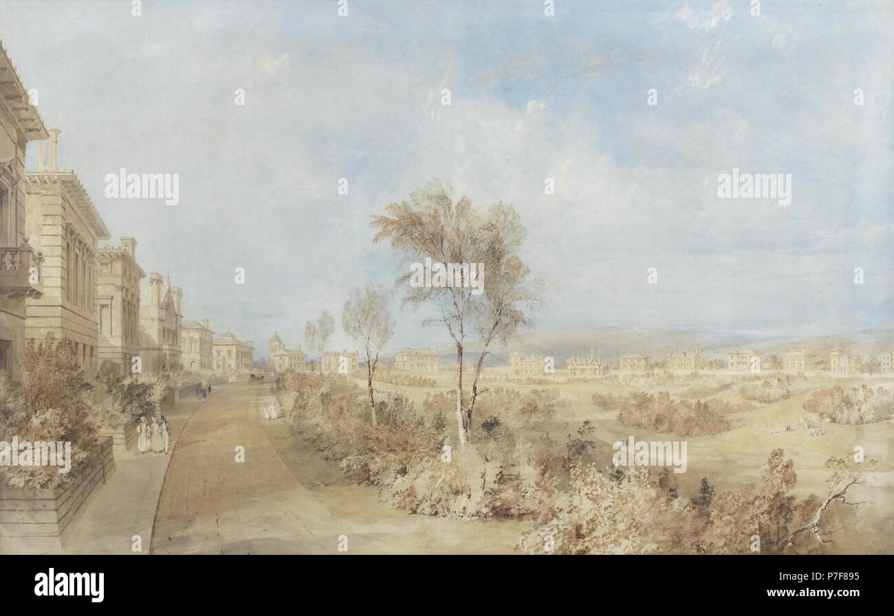 2017-02 Thomas Allom - Queen's Park, Brighton. Foto Stock