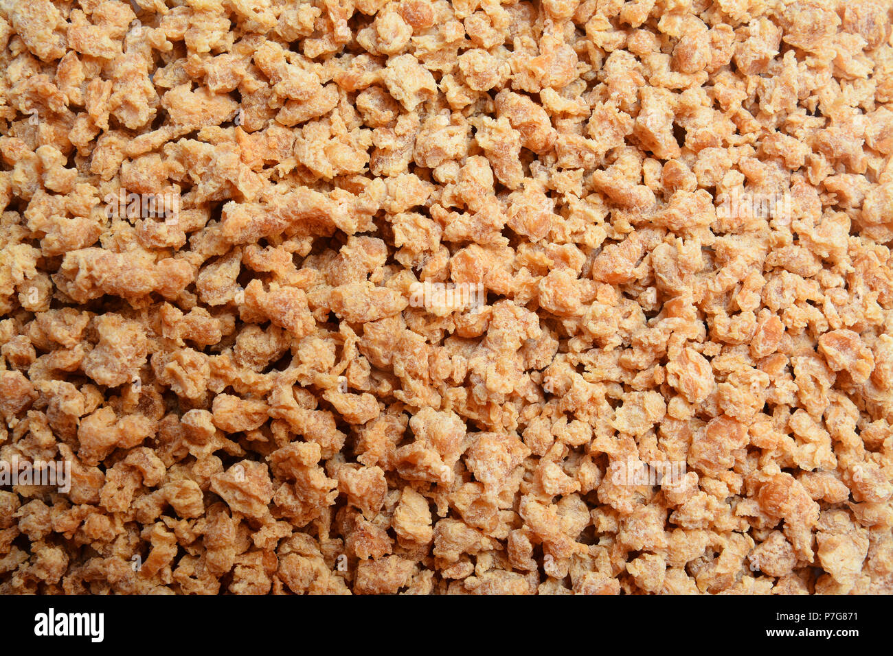 Sfondo di soia essiccato in granuli Foto Stock