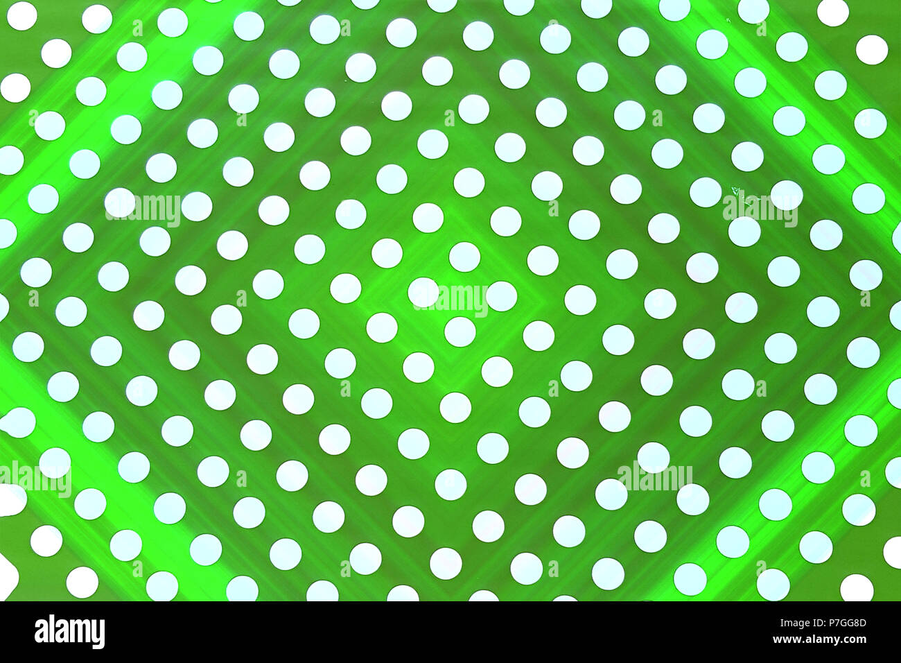 Senza cuciture colore gradiente polka dot pattern. Sfondo Foto Stock