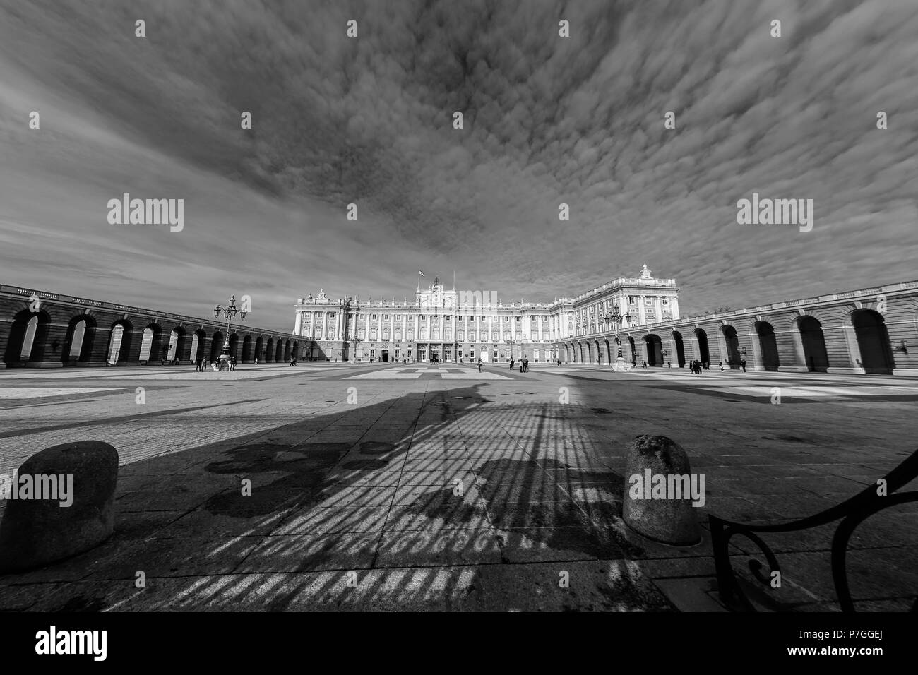 Il Palacio Real, il Royal Palace, Madrid, Spagna Foto Stock