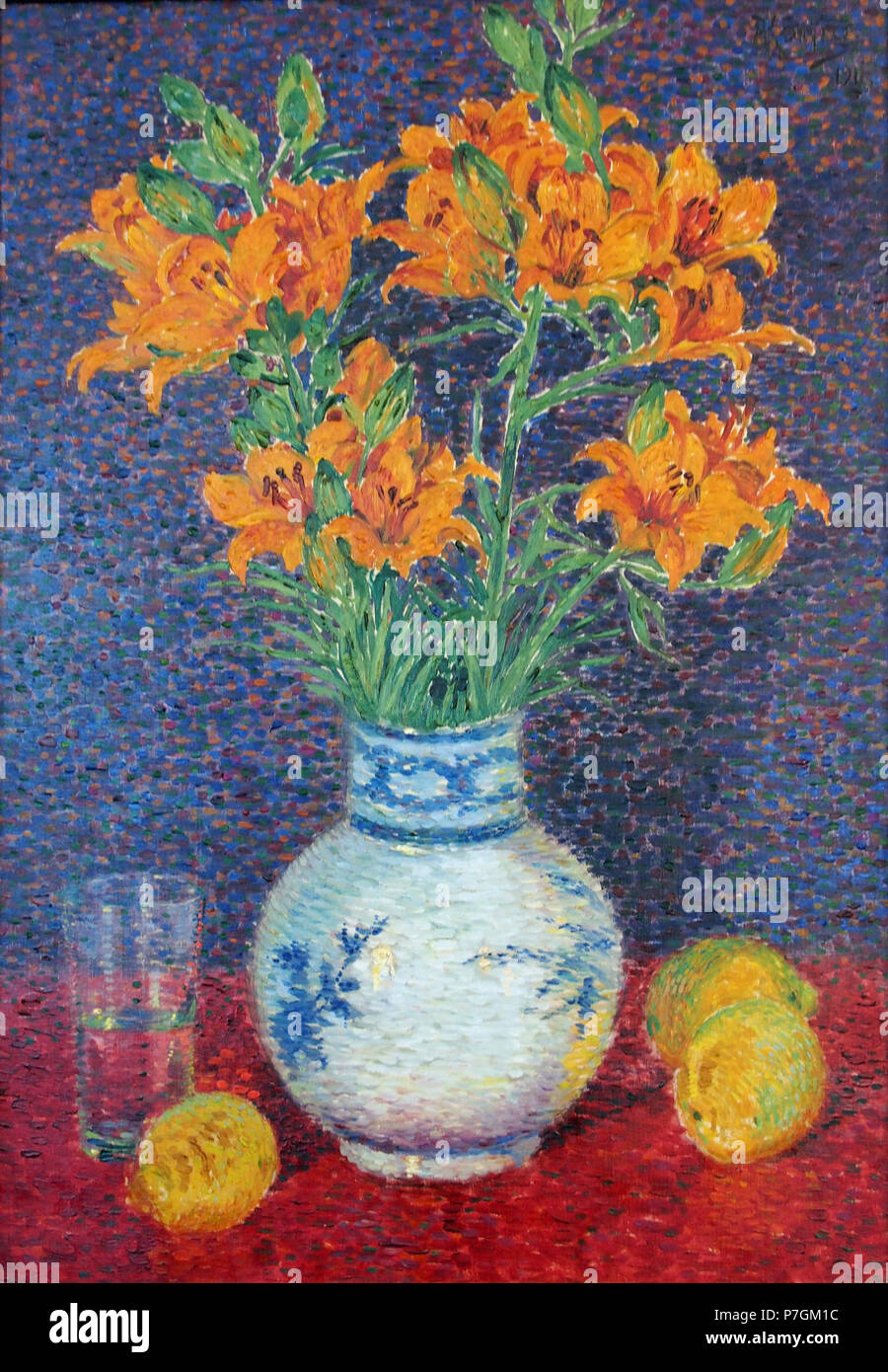 Fotocamere digitali Olympus 15 Albert König Feuerlilien und Zitronen1 Foto Stock