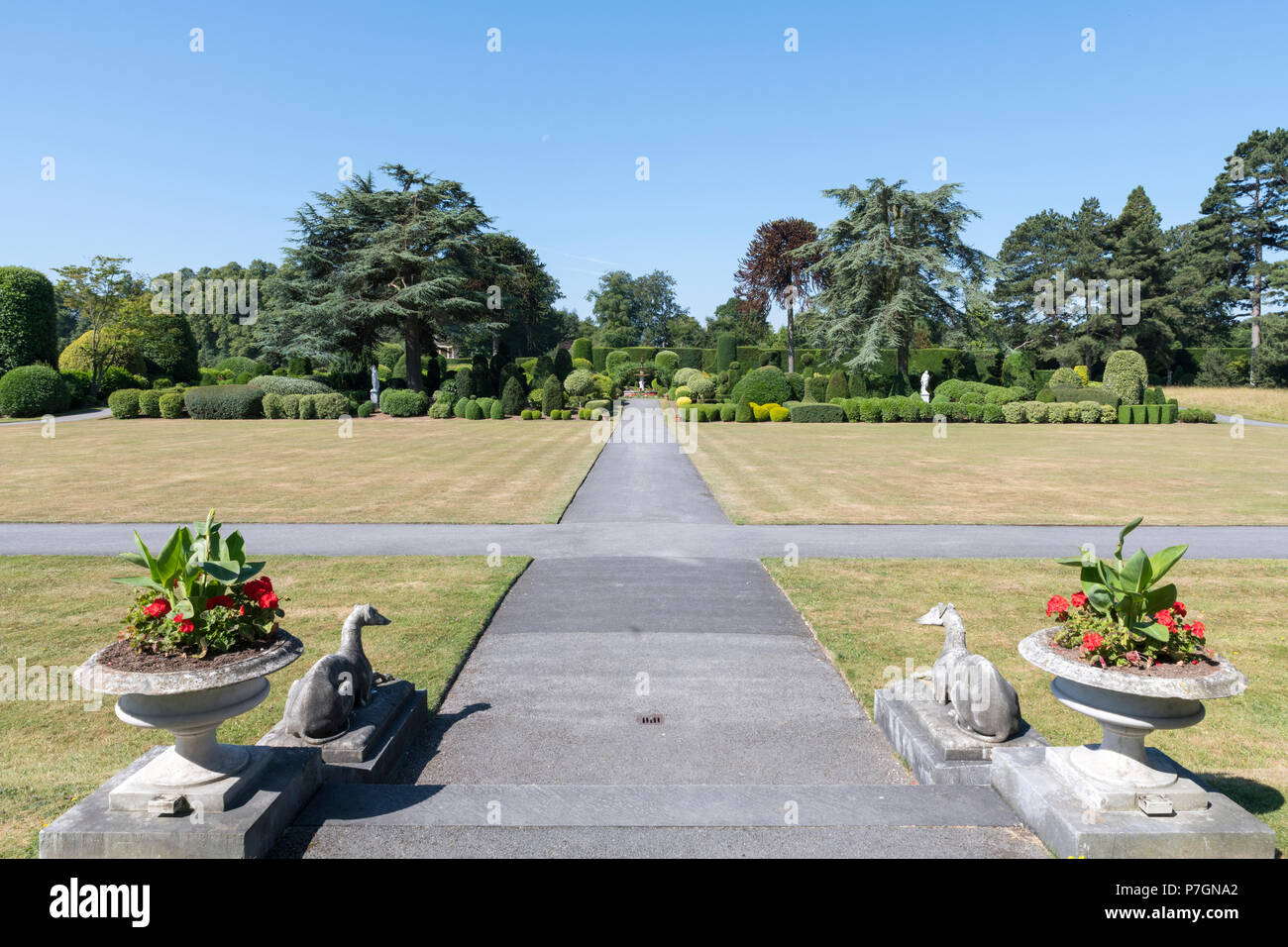 Brodsworth Hall Gardens, Doncaster, South Yorkshire, Inghilterra Foto Stock