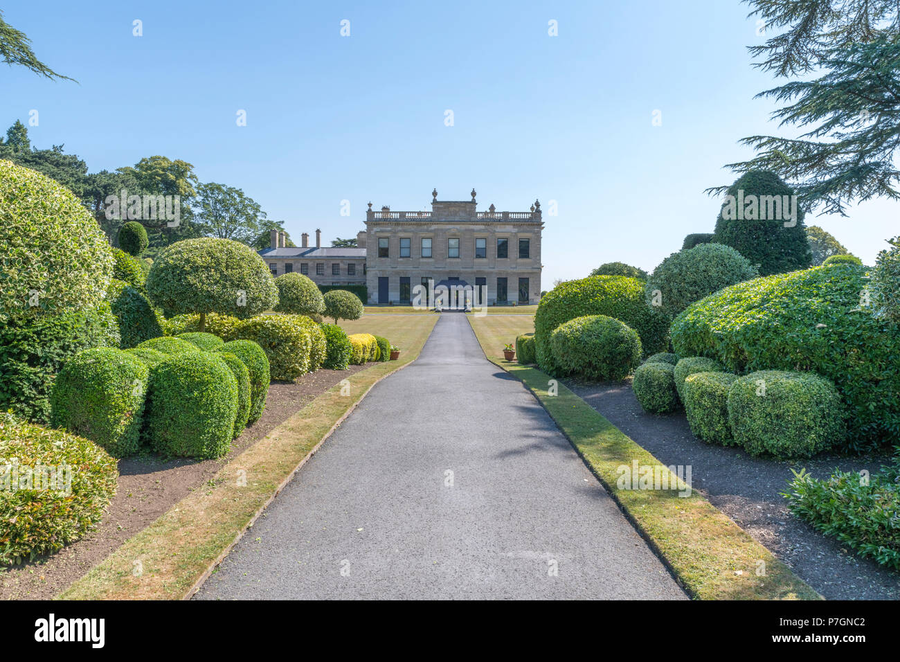 Brodsworth Hall e giardini, Doncaster, South Yorkshire, Inghilterra Foto Stock