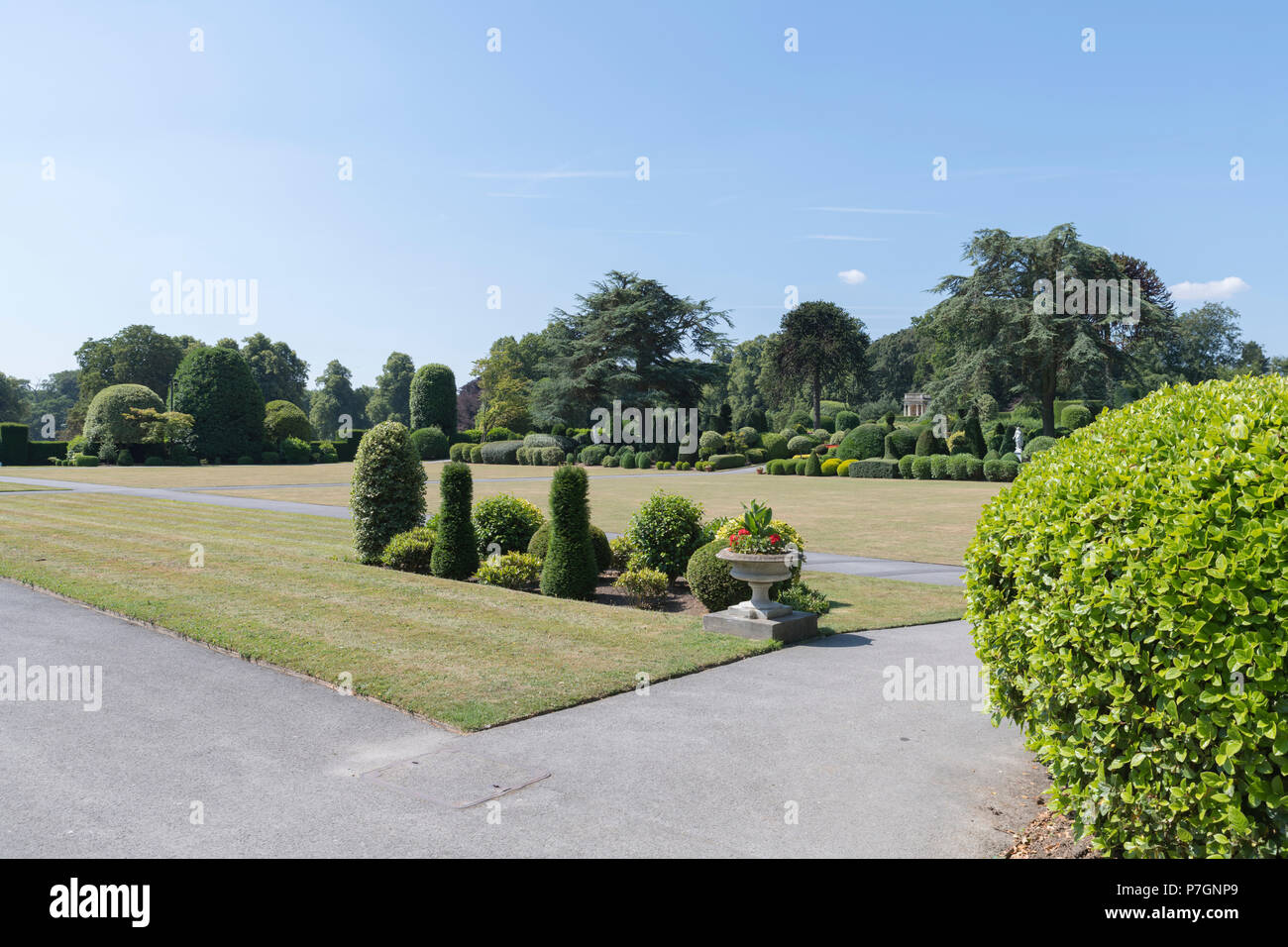 Brodsworth Hall Gardens, Doncaster, South Yorkshire, Inghilterra Foto Stock