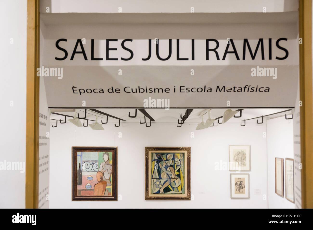 Juli Ramis, museo modernista de Can Prunera, siglo XX, Soller, Sierra de Tramuntana, Maiorca, isole Baleari, Spagna, Europa. Foto Stock