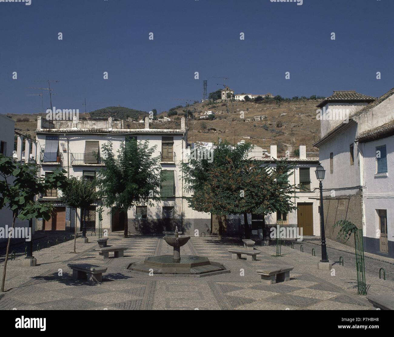 ALBAICIN-PLAZA DE ALI ATAR. Posizione: esterno, Granada, Spagna. Foto Stock