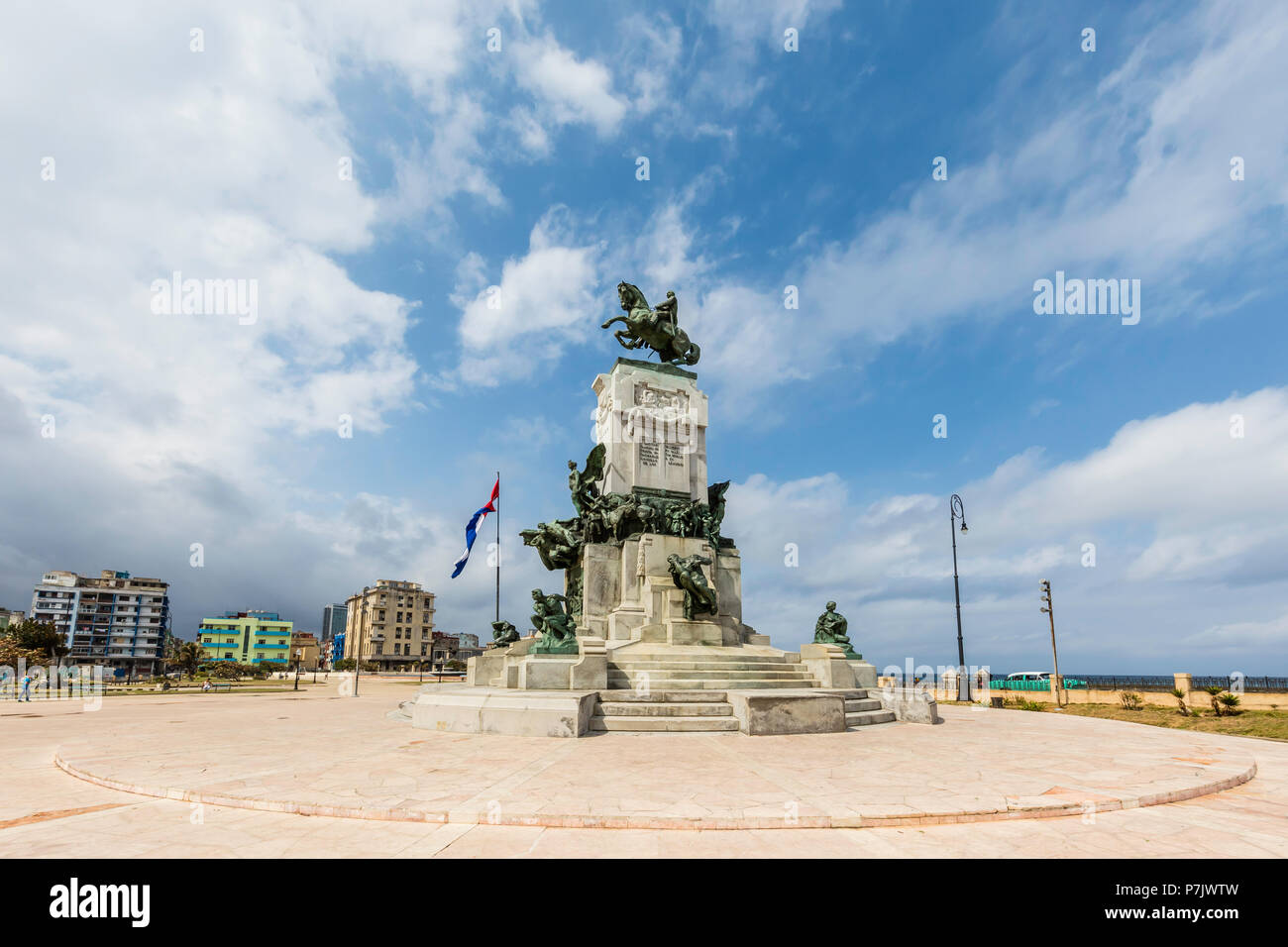 Monumento al sindaco Generale Antonio Maceo, Havana, Cuba Foto Stock
