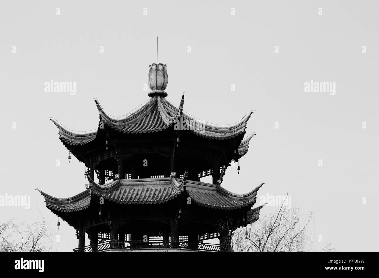 Il padiglione cinese dettaglio (Kunming, Yunnan, Cina) Foto Stock