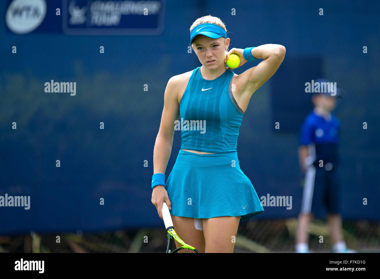 Katie Swan, professional tennis femminile lettore dal Regno Unito. Foto Stock