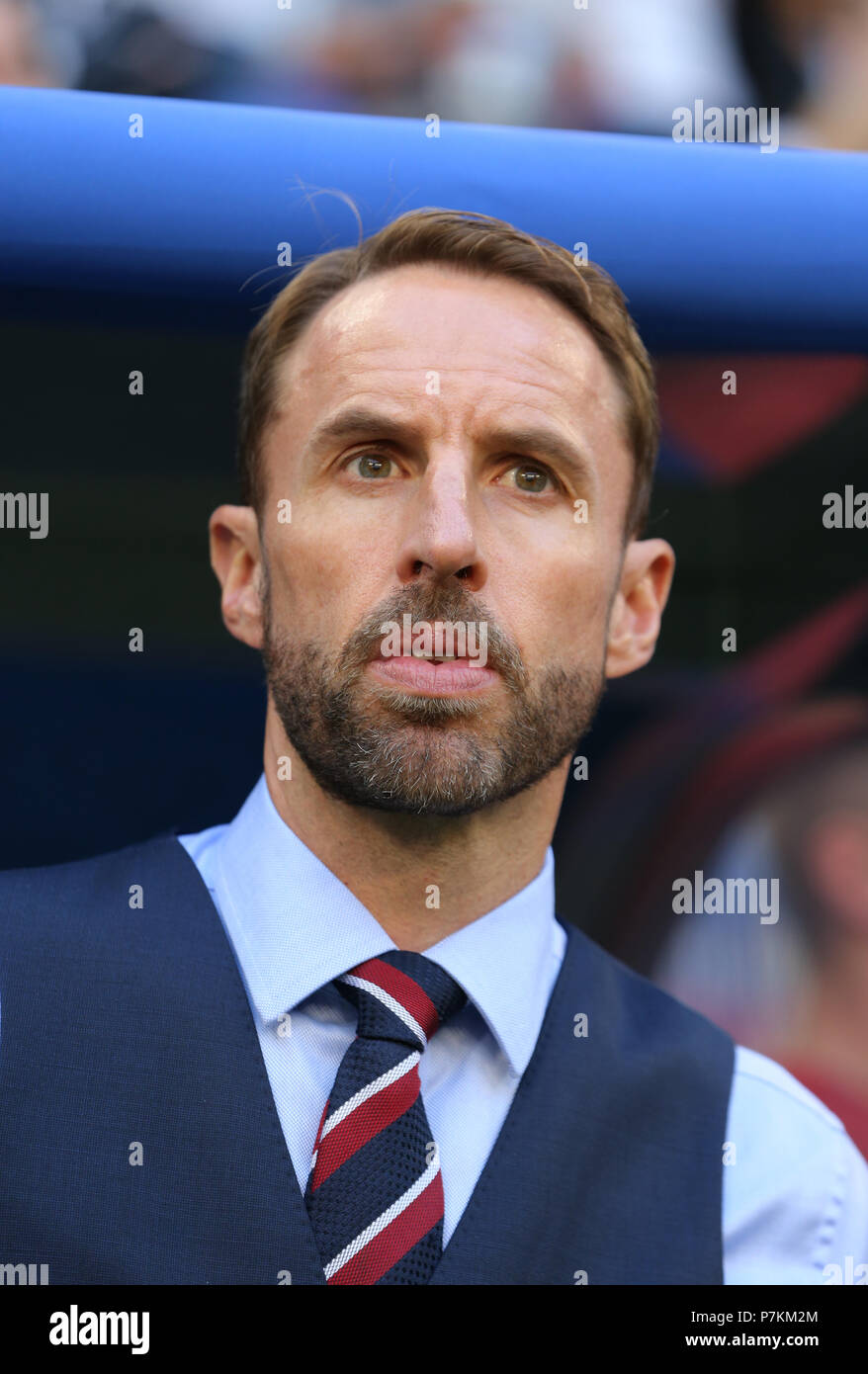 GARETH SOUTHGATE, Svezia V INGHILTERRA, 2018 Foto Stock