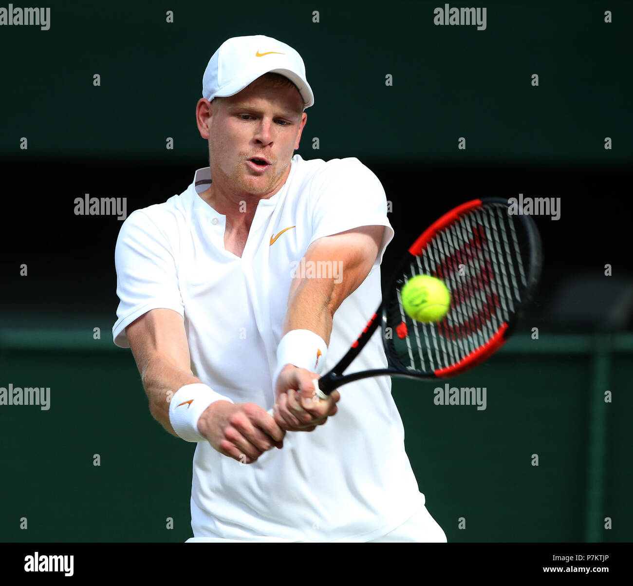 KYLE EDMUND, i campionati di Wimbledon 2018, i campionati di Wimbledon 2018 All England Tennis Club, 2018 Foto Stock