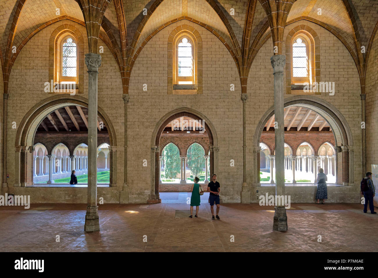 Francia, Haute Garonne, Toulouse, convento giacobina, il chiostro Saint Antonin cappella Foto Stock