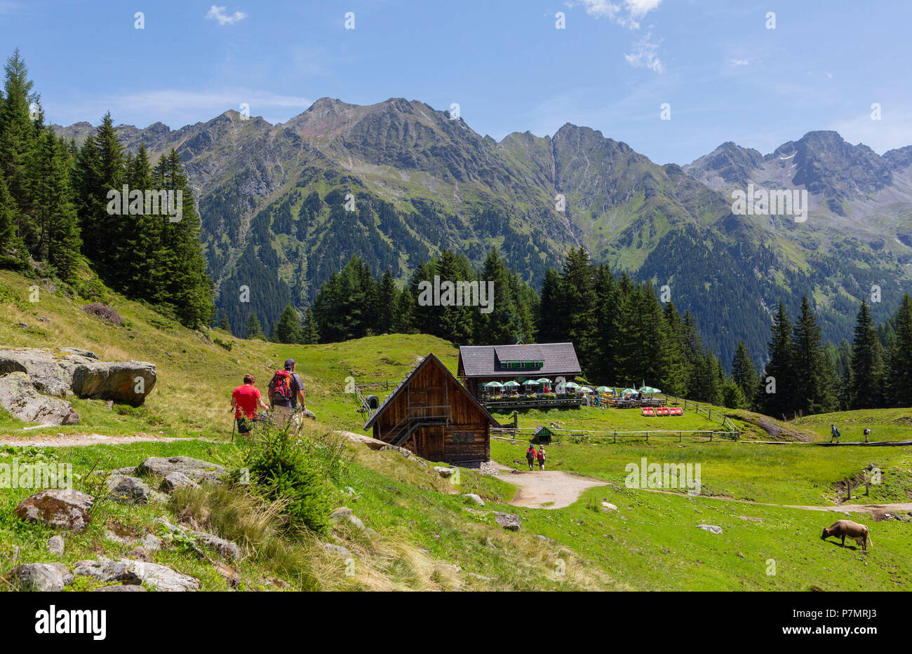 L'Austria, la Stiria, Schladming, Obertal, Duisitzkar capanna, Schladminger Tauern, Foto Stock