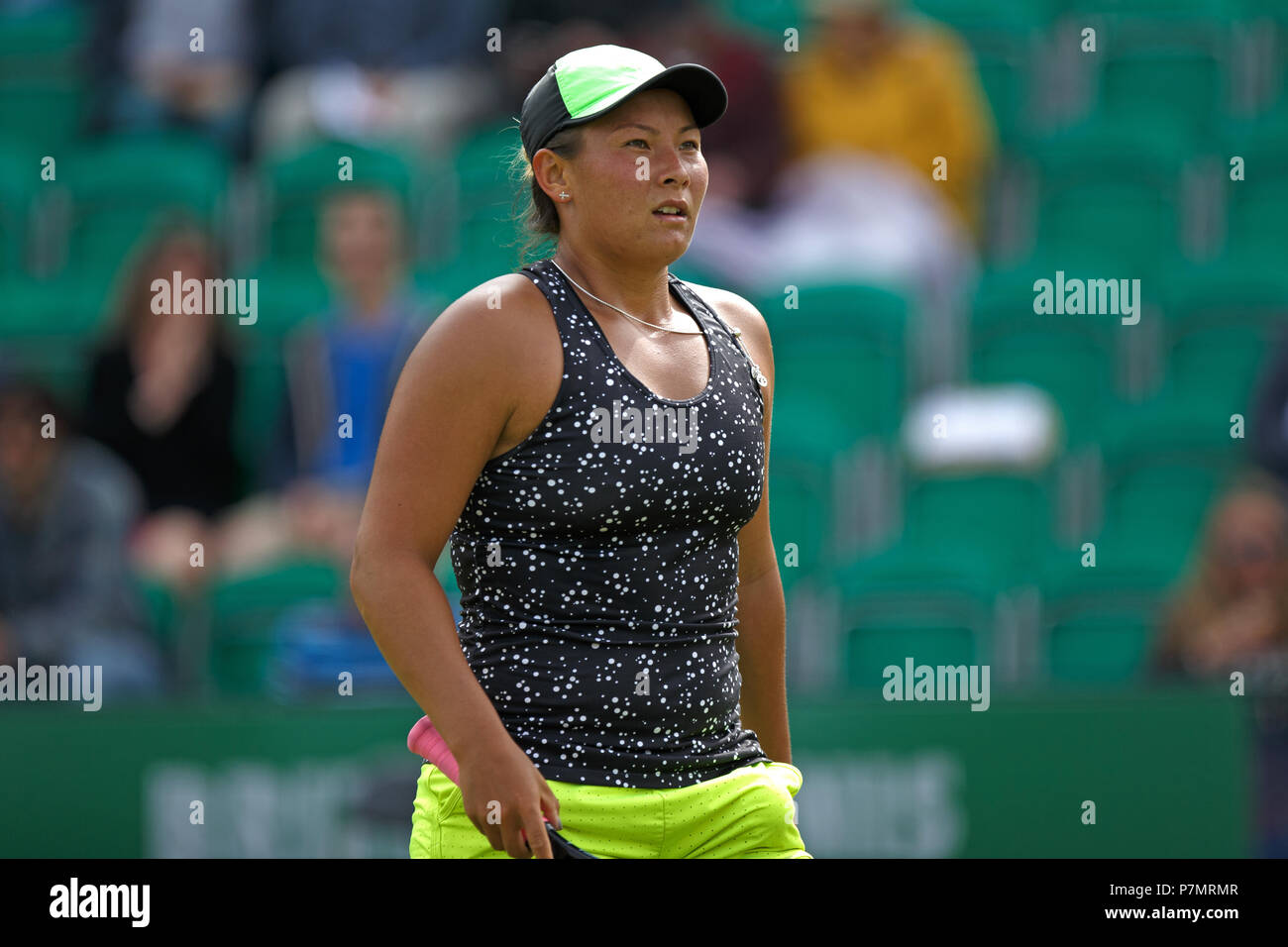 Tara Moore, giocatore di tennis professionista dal Regno Unito. Foto Stock