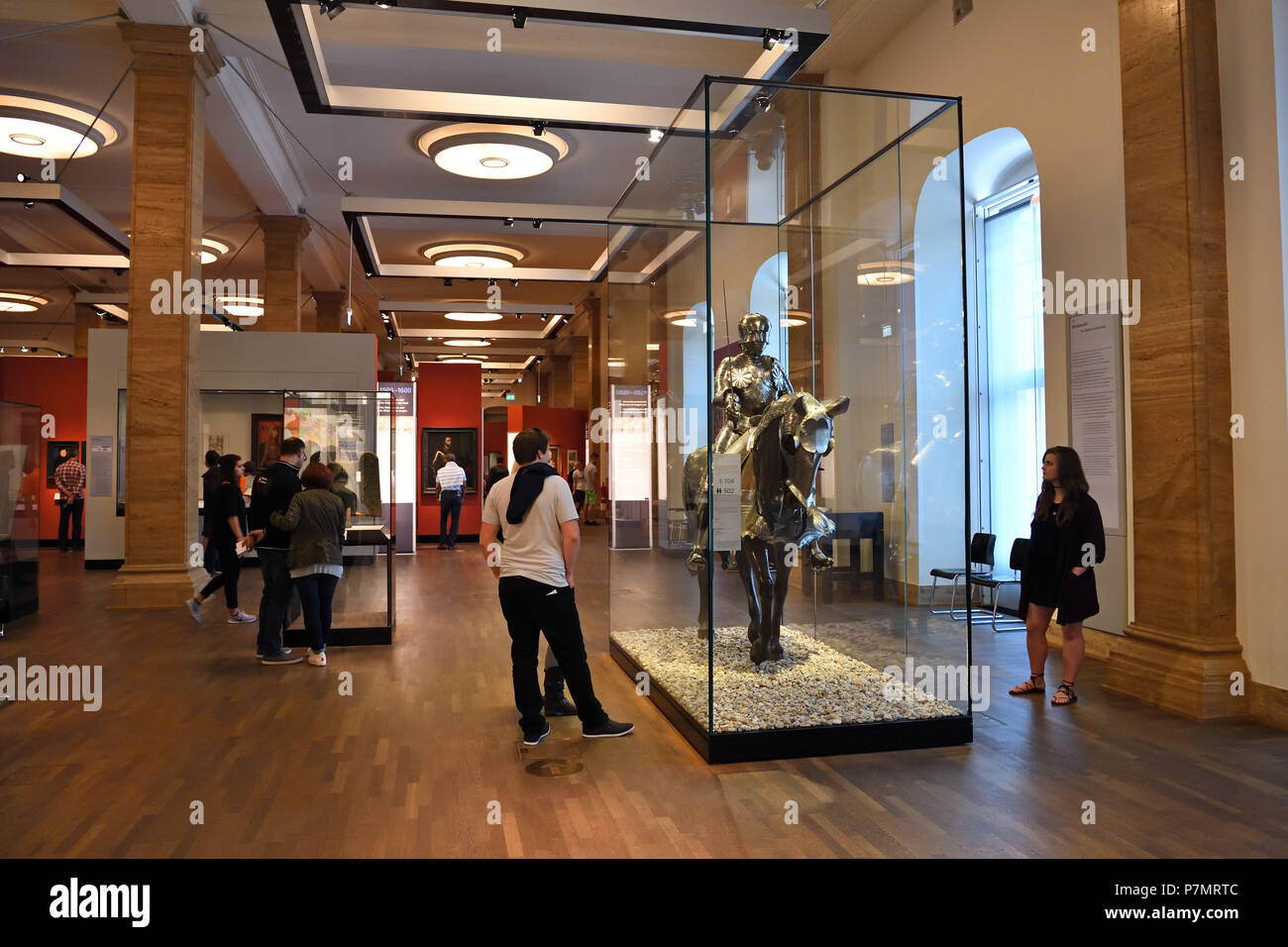 Germania Berlino, quartiere Berlin-Mitte, Unter den Linden, Museo Storico Tedesco (Deutsches Historisches Museum, DHM), creato a Berlino Ovest nel 1987 in un ex arsenale di Prussia a partire dall'inizio del XVIII secolo Foto Stock