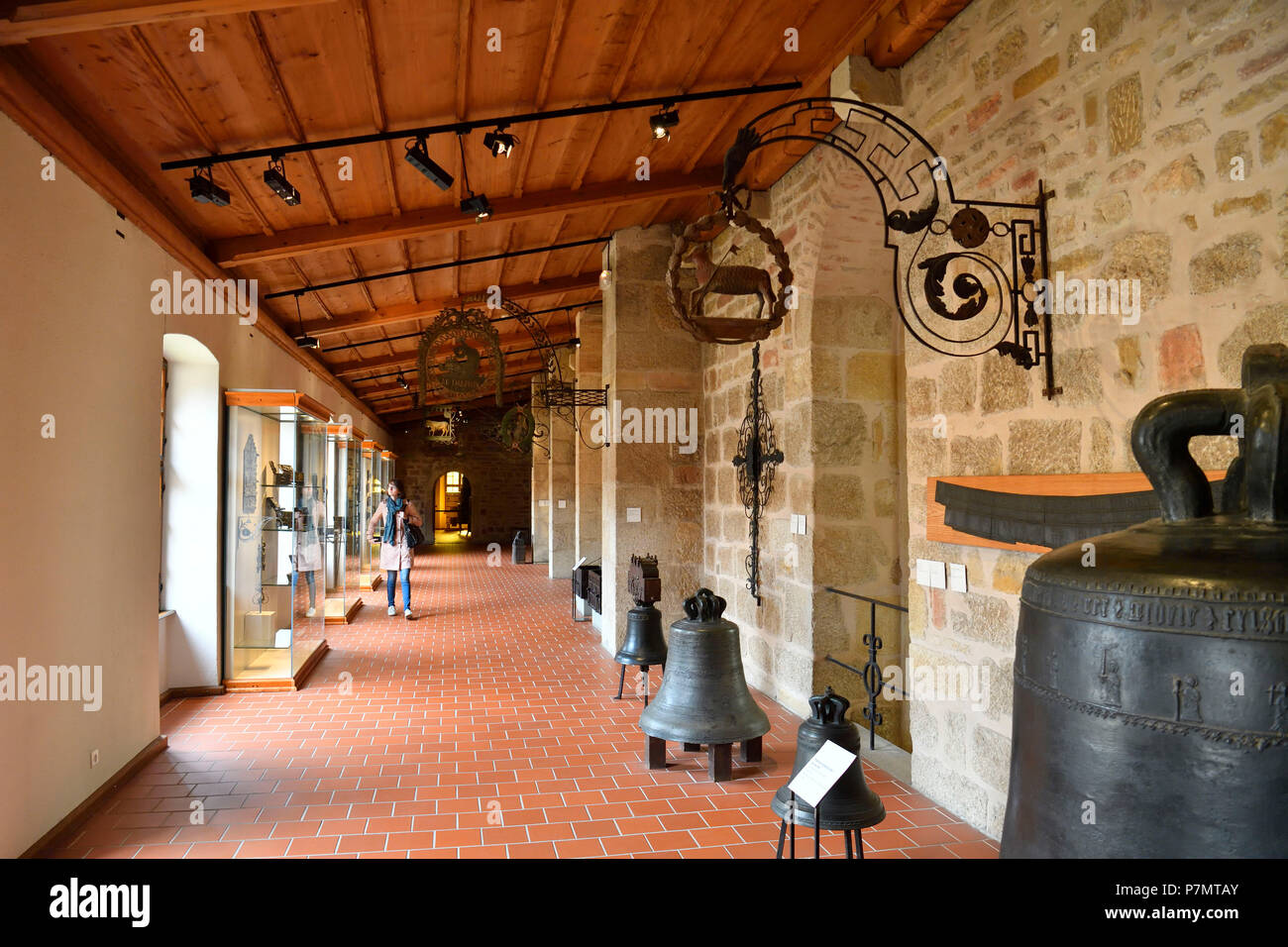 Francia, Haut Rhin, Alsazia strada del vino di Colmar Unterlinden, museo di arti decorative del XVI-XIX sec. Foto Stock