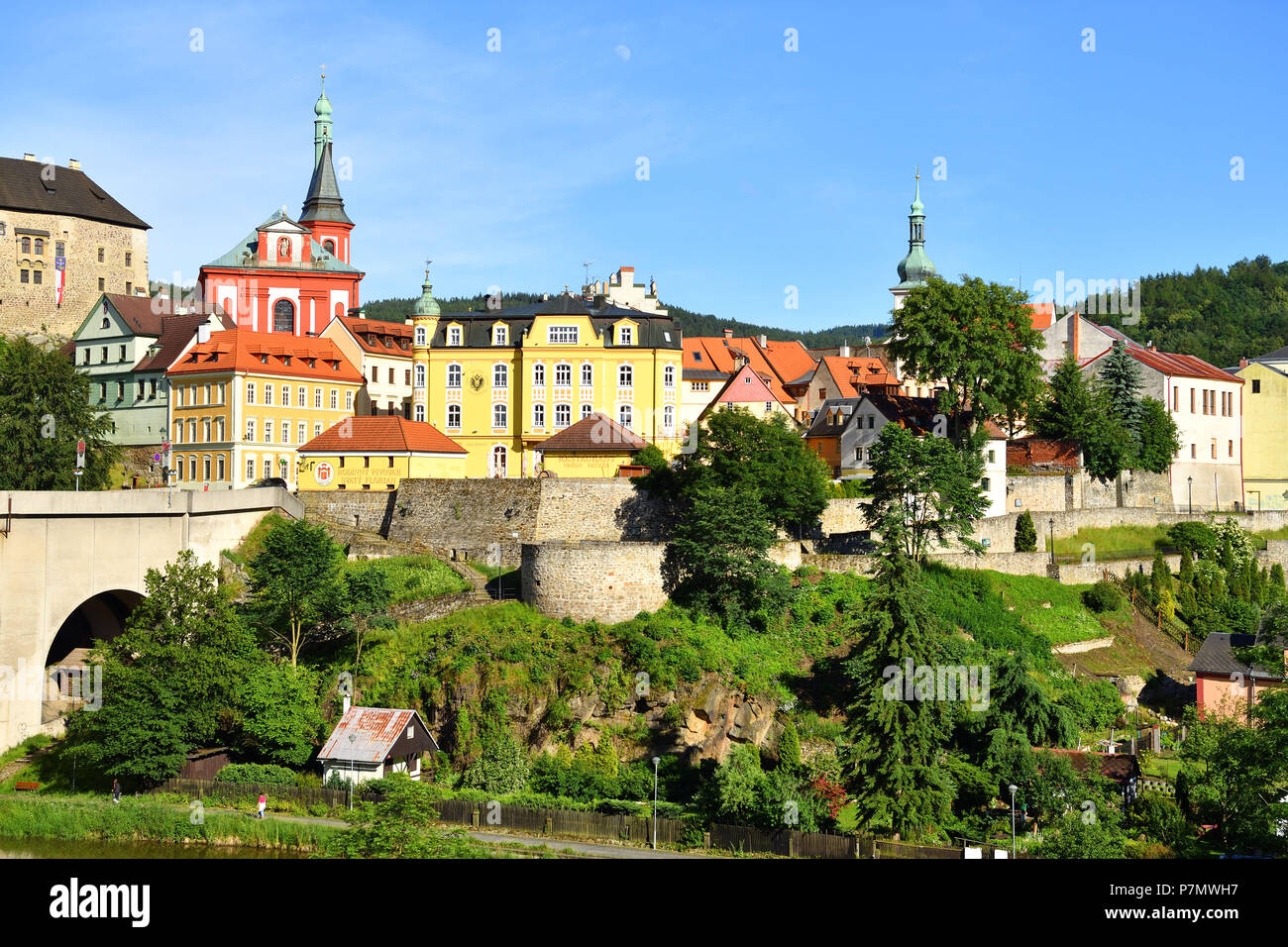 Repubblica ceca, della Boemia occidentale, Loket Foto Stock