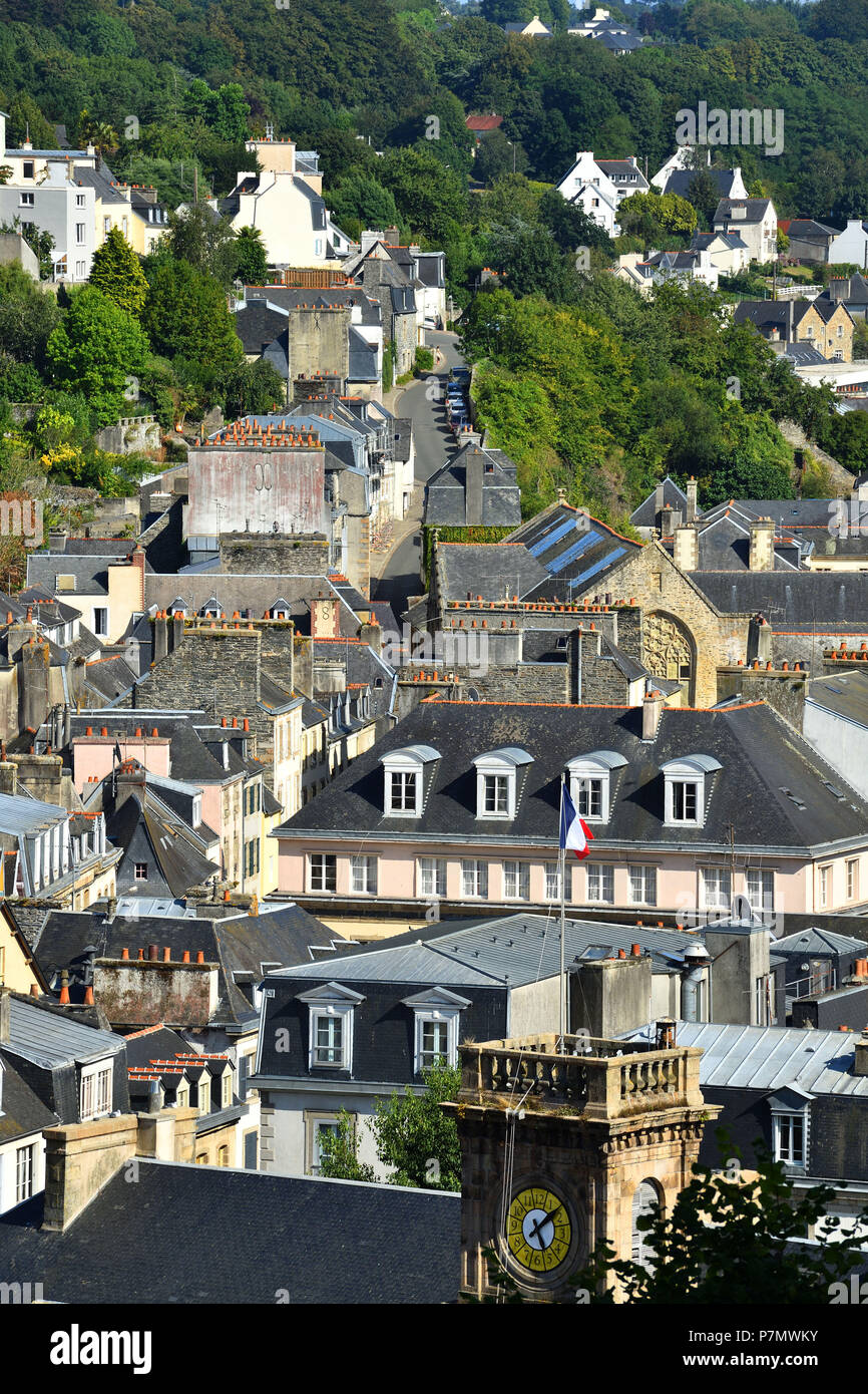 Francia, Finisterre, Morlaix Foto Stock