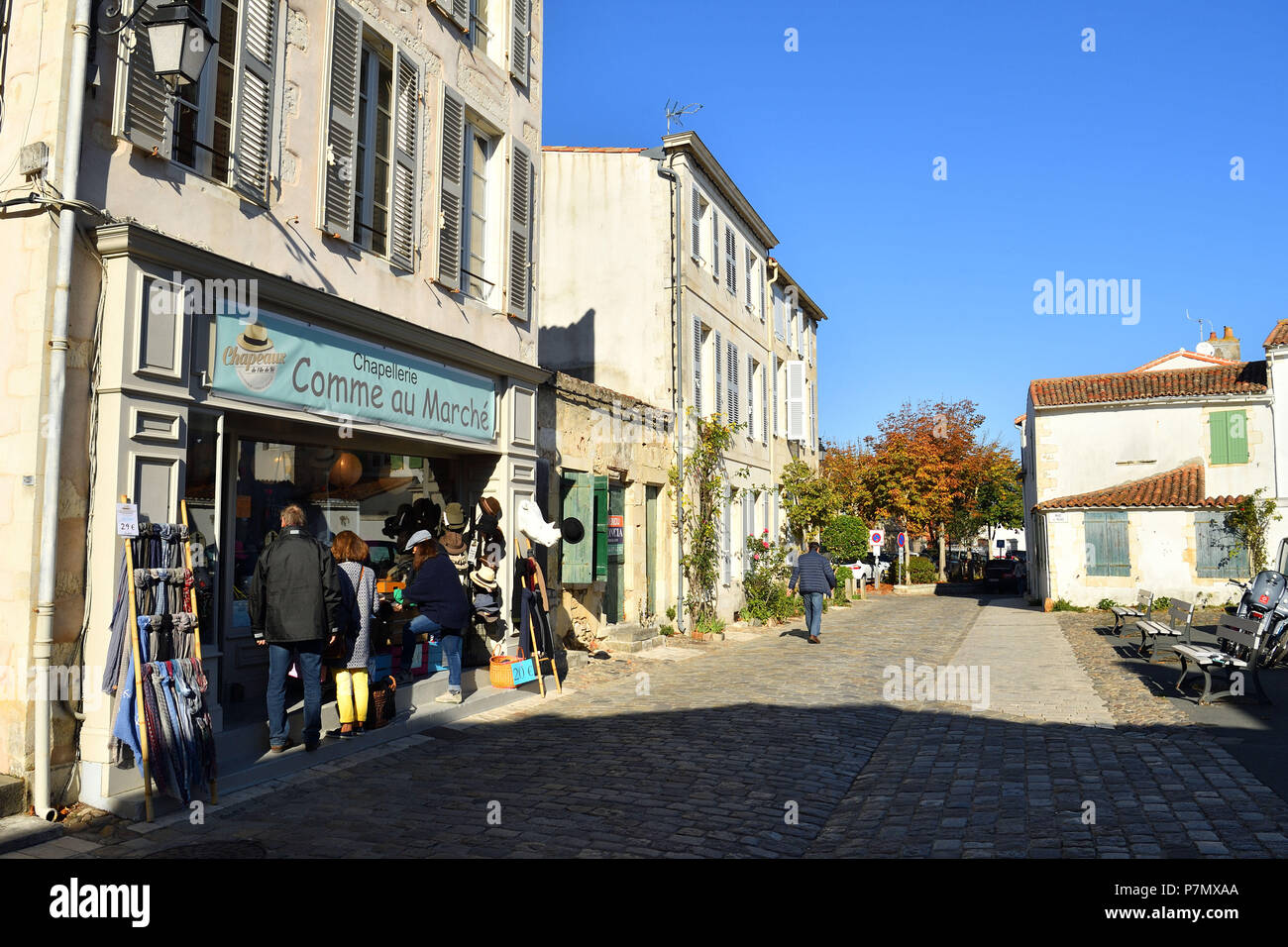 Francia, Charente Maritime, Ile de Re, St Martin de Re Foto Stock
