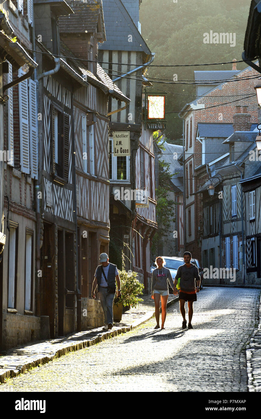 Francia, Calvados, Pays d'Auge, Honfleur Foto Stock